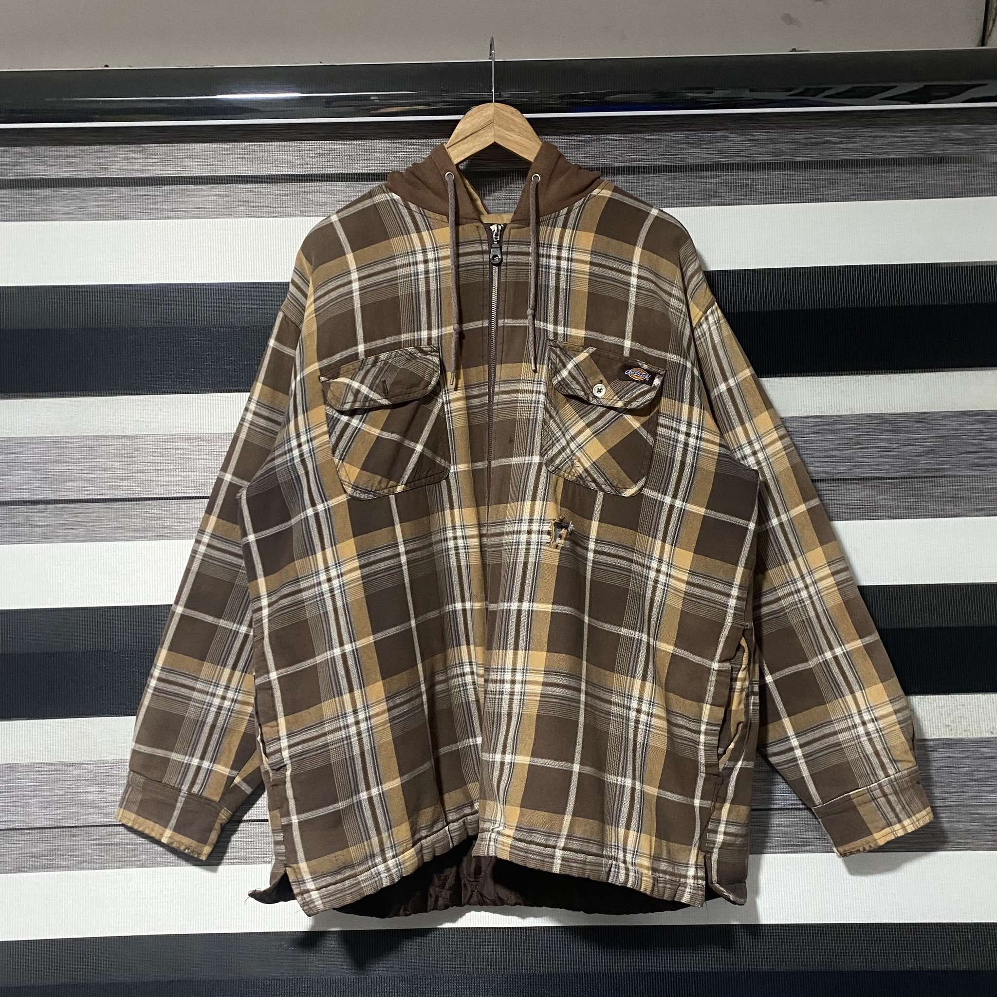 Dickies 2000s Dickies Workwear Plaid Flannel Jacket Size US XL / EU 56 / 4 - 1 Thumbnail