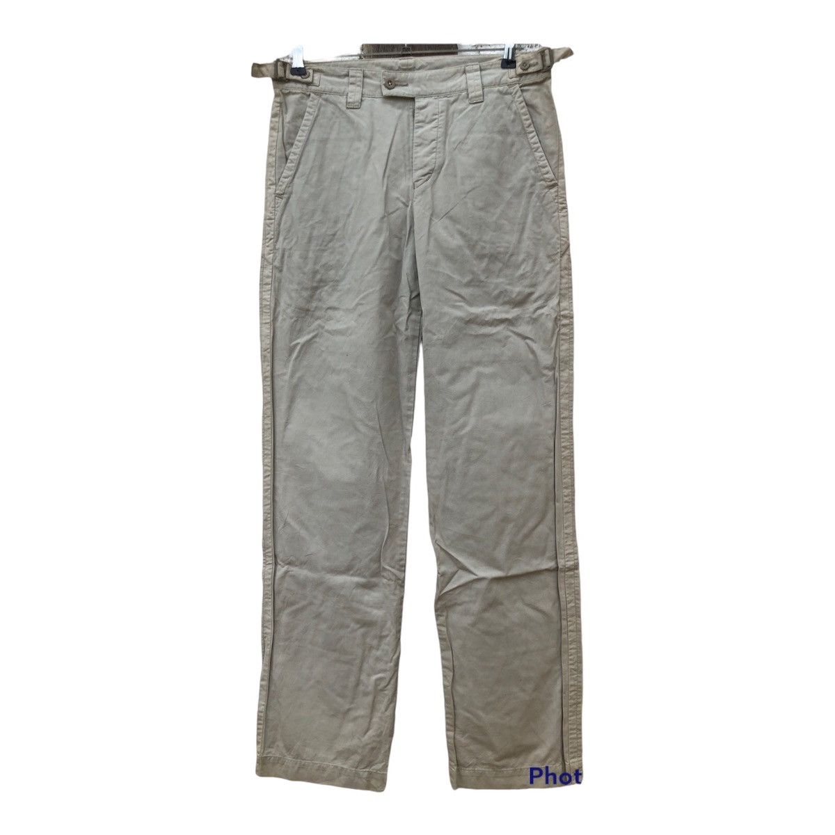 image of Margaret Howell Tactical Pants Strapper in Silver, Men's (Size 32)