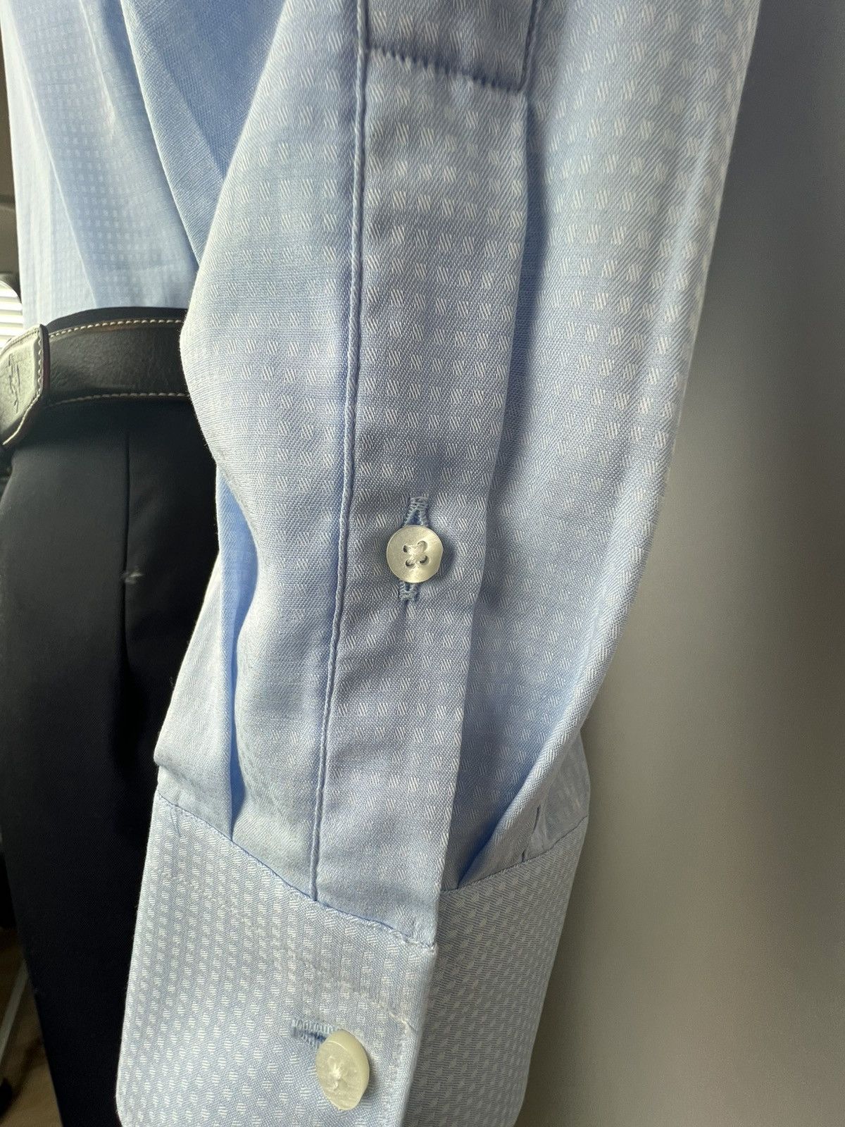 Other Taccaliti Blue Italian Dress Shirt – Made in Italy Size US XXL / EU 58 / 5 - 4 Thumbnail