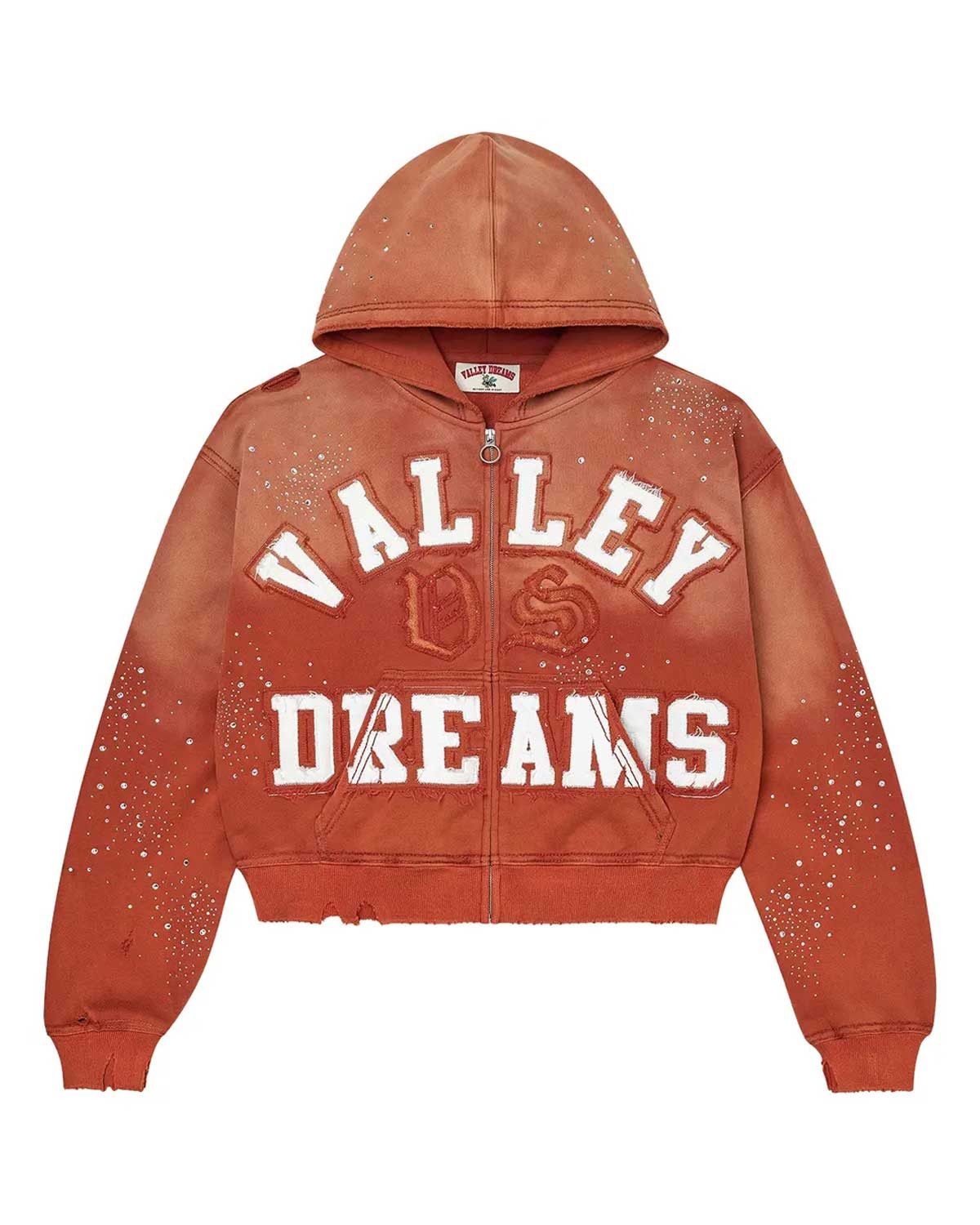 Vale Forever Classico Zip Up Hoodie Orange Size US XL / EU 56 / 4 - 1 Thumbnail