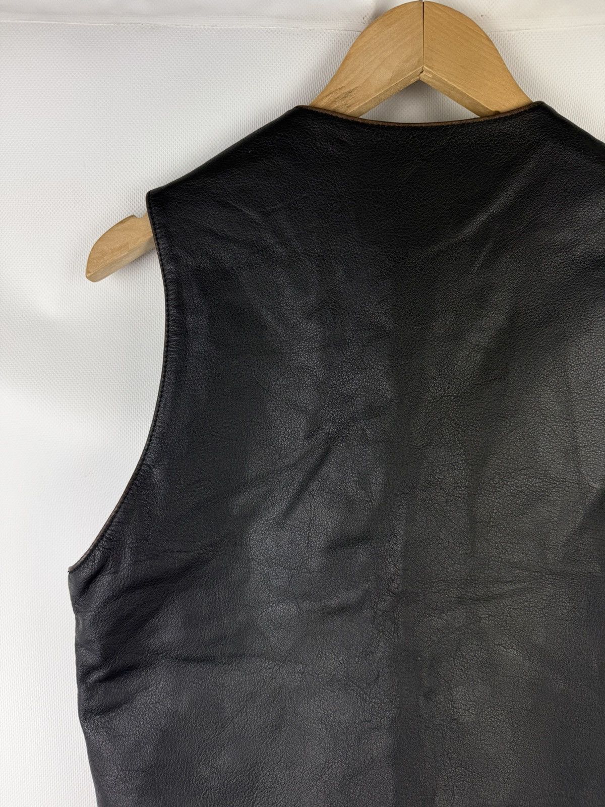Indian Motorcycle Indian Motorcycle Vintage Men’s Leather Biker Vest Waistcoat Size US M / EU 48-50 / 2 - 13 Thumbnail