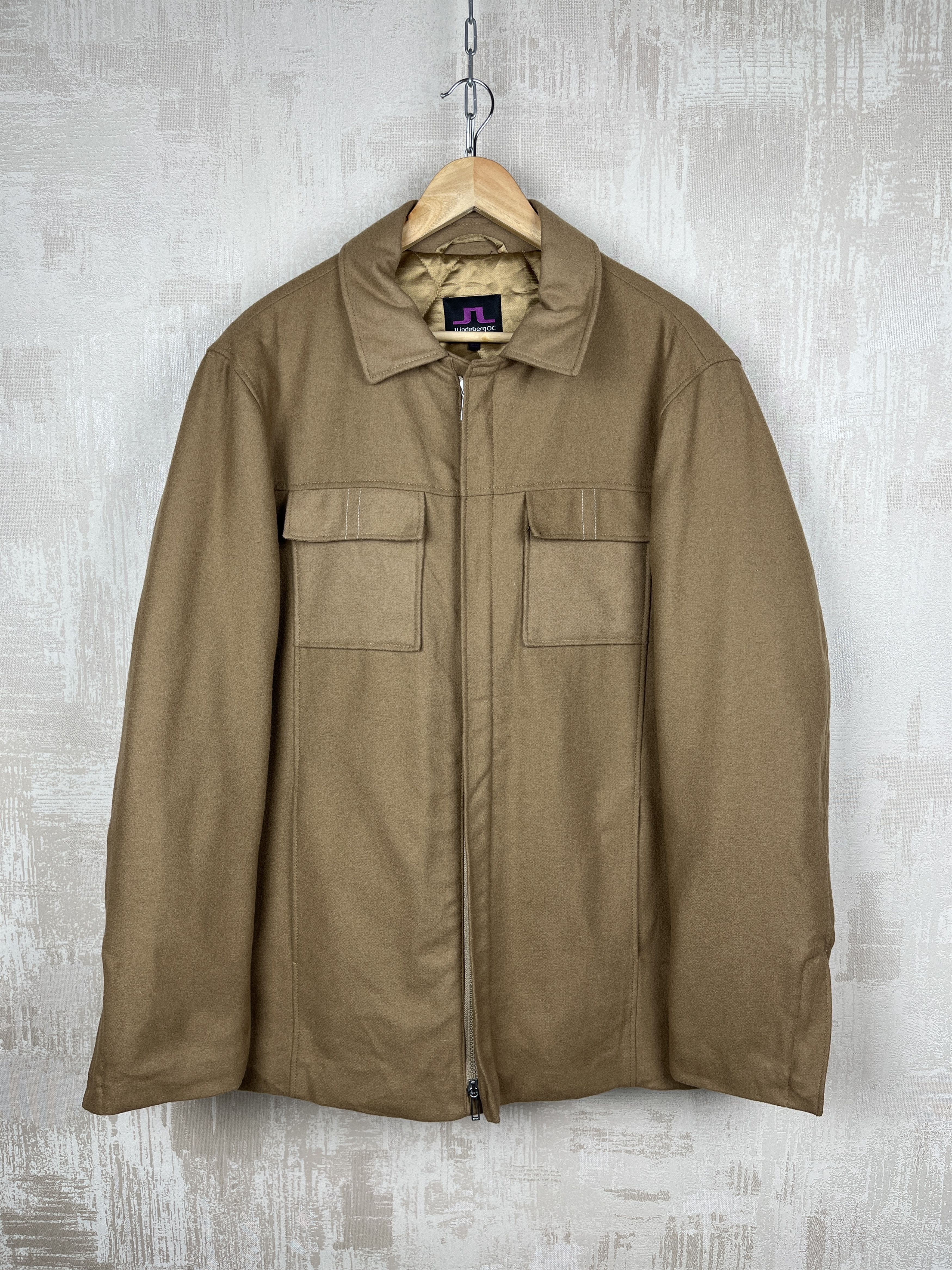J.Lindeberg J. Lindeberg On Course Wool Blend Sport Coat Jacket Camel Size US L / EU 52-54 / 3 - 2 Thumbnail