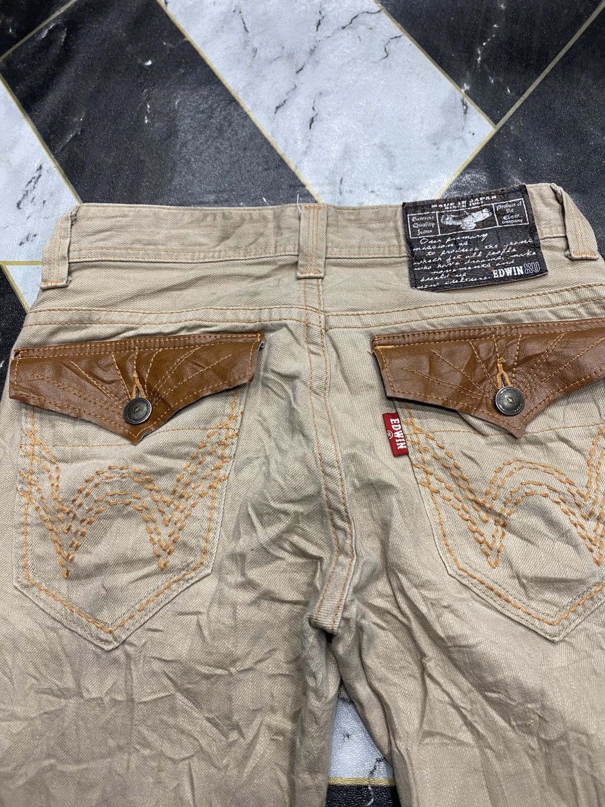 Edwin Flare jeans Edwan boot Cut japan 🇯🇵 Size US 32 / EU 48 - 3 Thumbnail