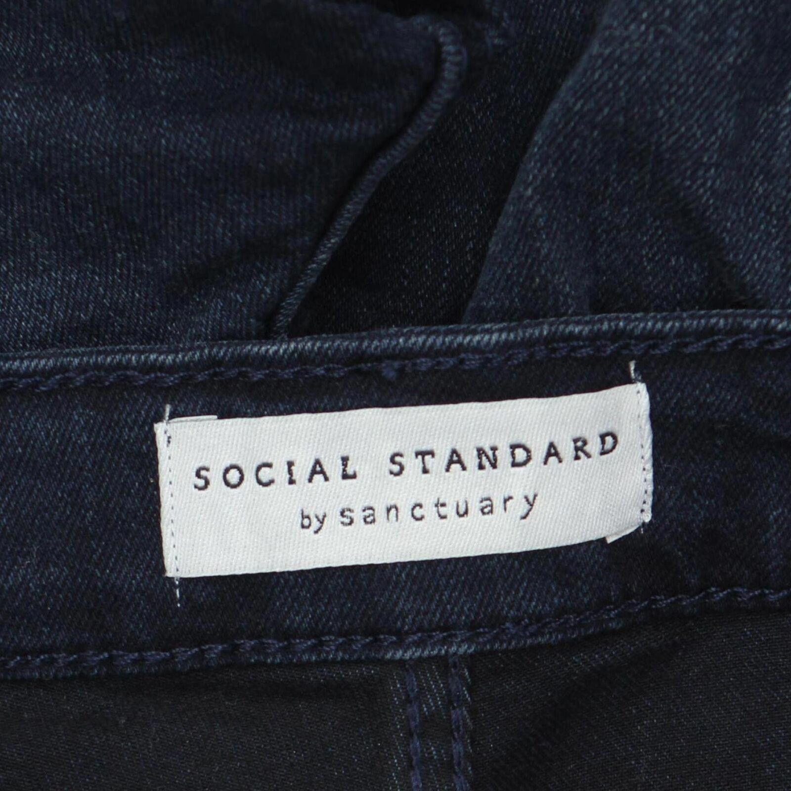 Sanctuary NEW Social Standard by Sanctuary Straight Leg Jeans Blue 2 Size 26" / US 2 / IT 38 - 3 Thumbnail