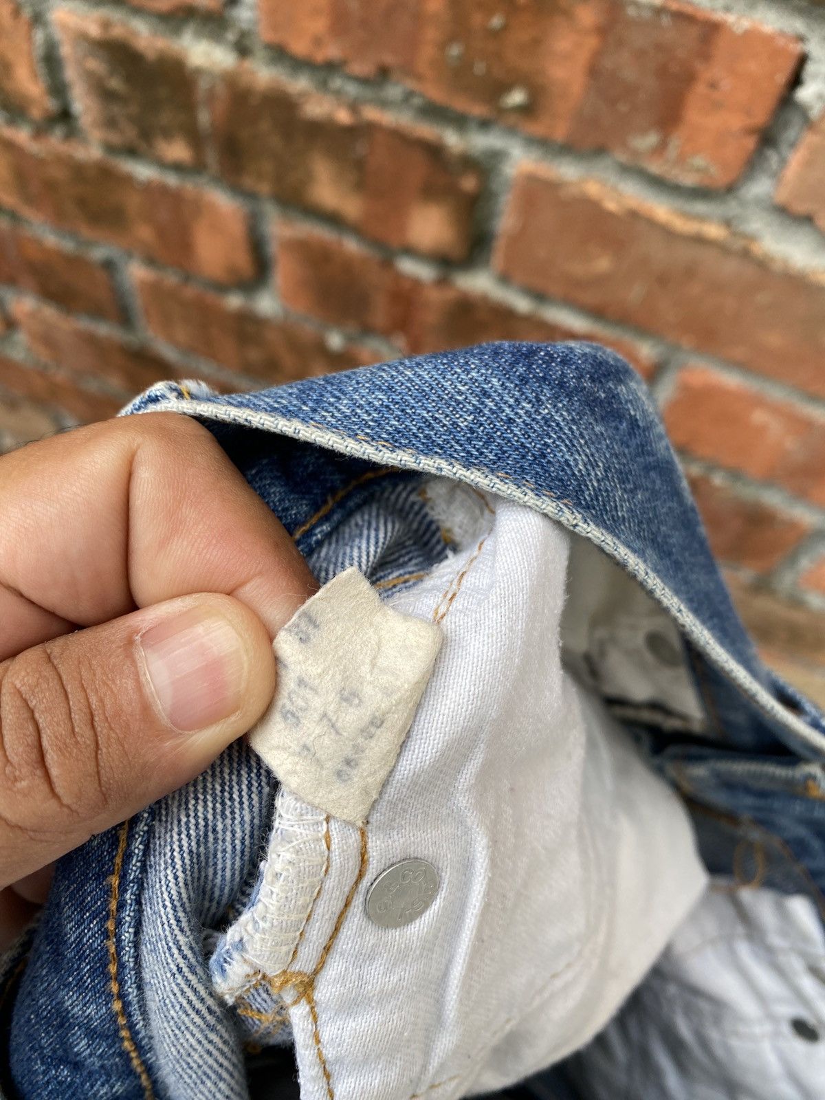 Levi's Vintage Clothing W30x31 Vintage levi's 501 redline 70s single stich USA Size US 30 / EU 46 - 10 Thumbnail