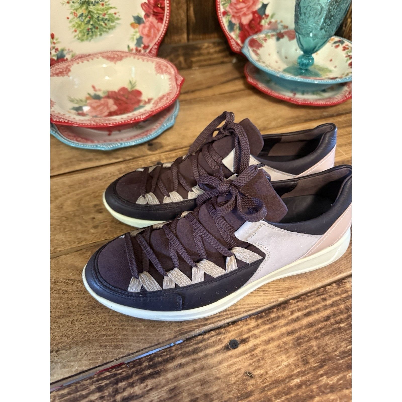 Ecco Ladies Ecco Sneakers Size 7 Size US 7 / IT 37 - 3 Thumbnail