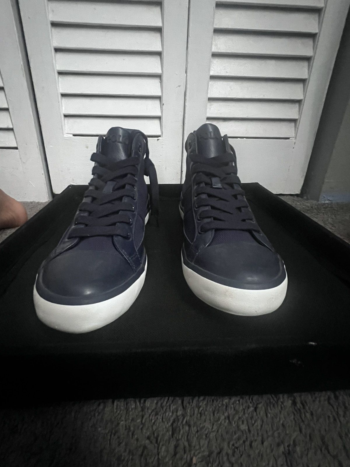 Polo Ralph Lauren Polo Ralph Lauren casual/formal high top sneaker Size US 8 / EU 41 - 8 Thumbnail