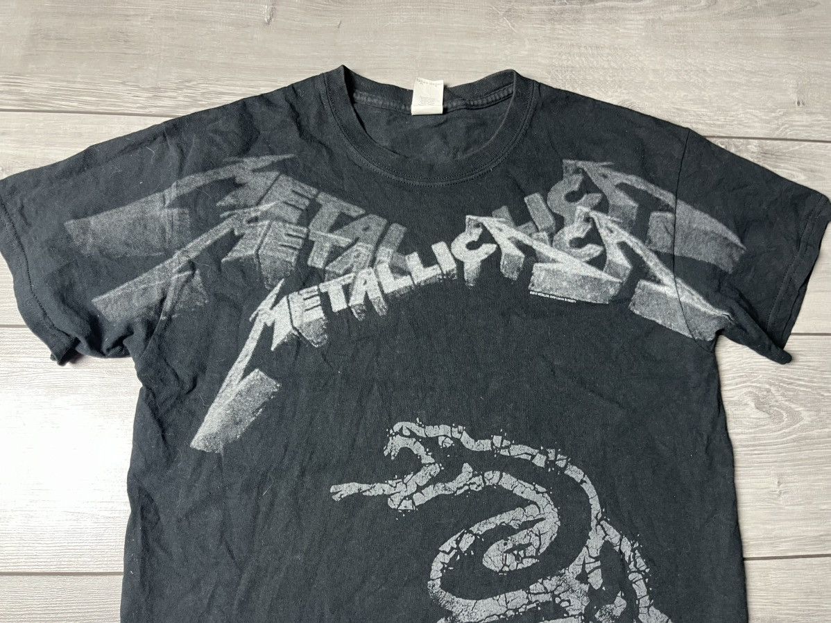Metallica Metallica Black album snake faded tshirt size Medium Size US M / EU 48-50 / 2 - 3 Thumbnail