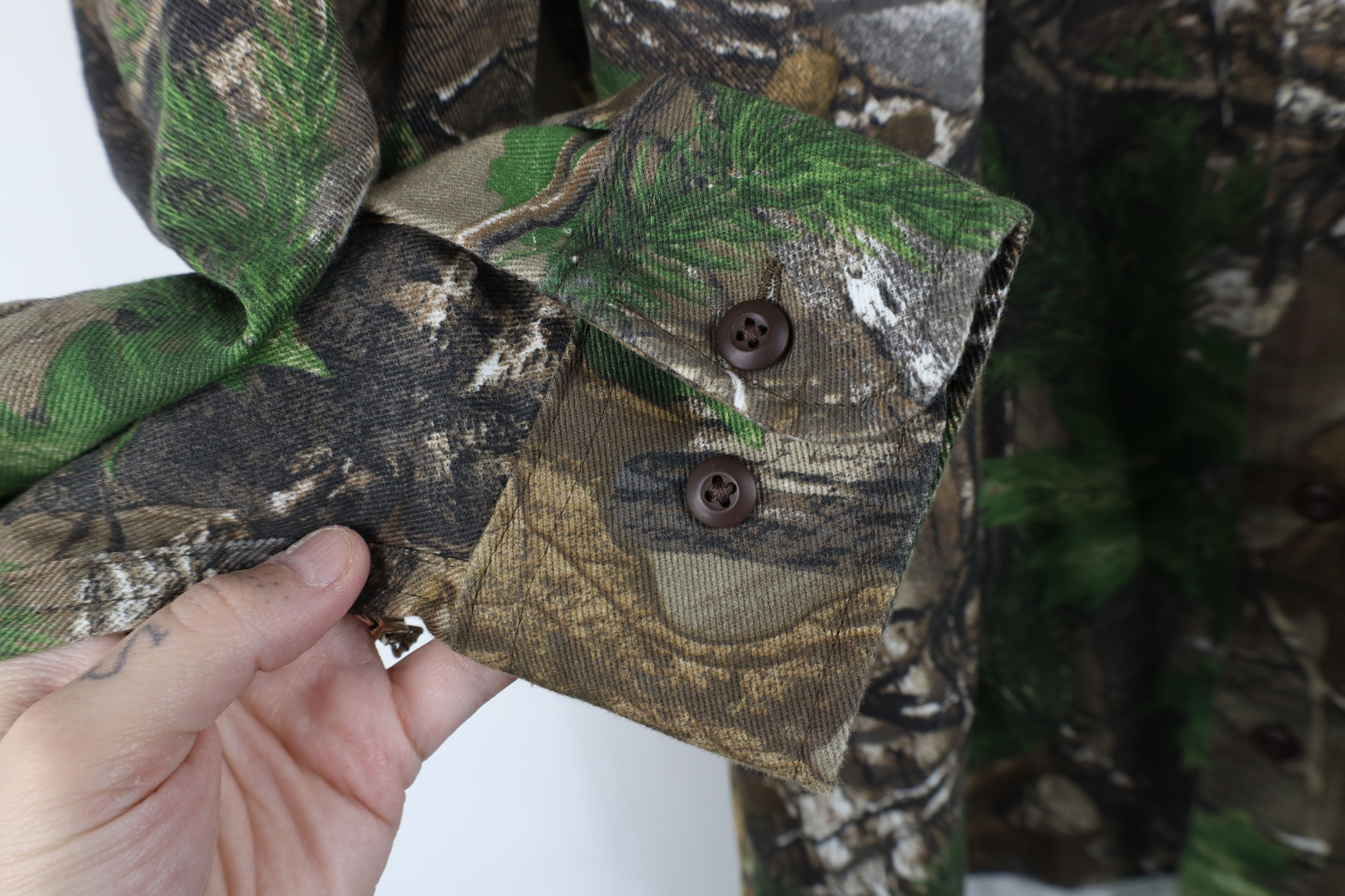 Cabelas Deadstock Vintage Y2K Cabelas Camouflage Twill Button Shirt Size US S / EU 44-46 / 1 - 8 Thumbnail