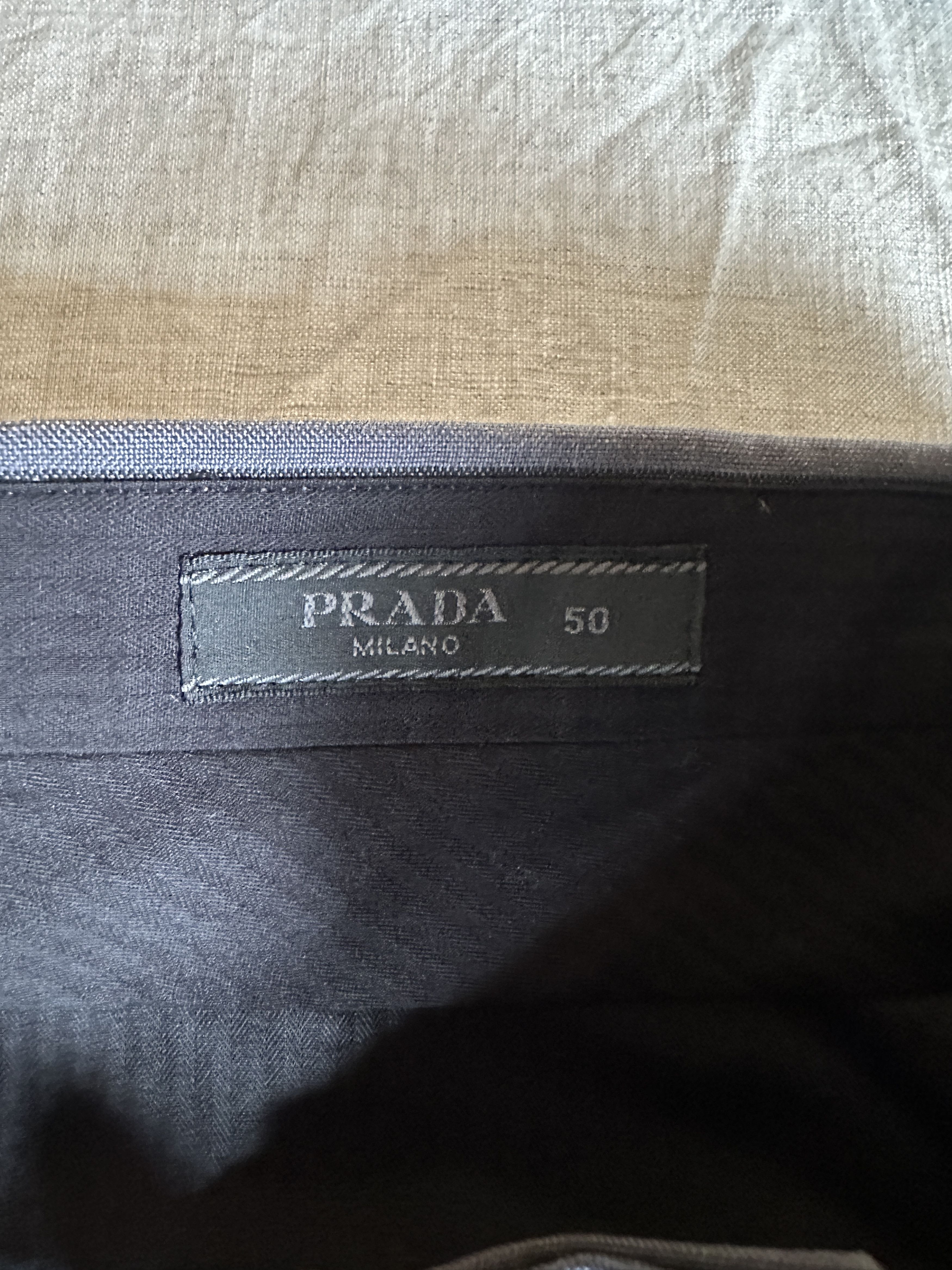 Prada Prada Mohair/Silk Striped Trousers Size US 34 / EU 50 - 4 Thumbnail