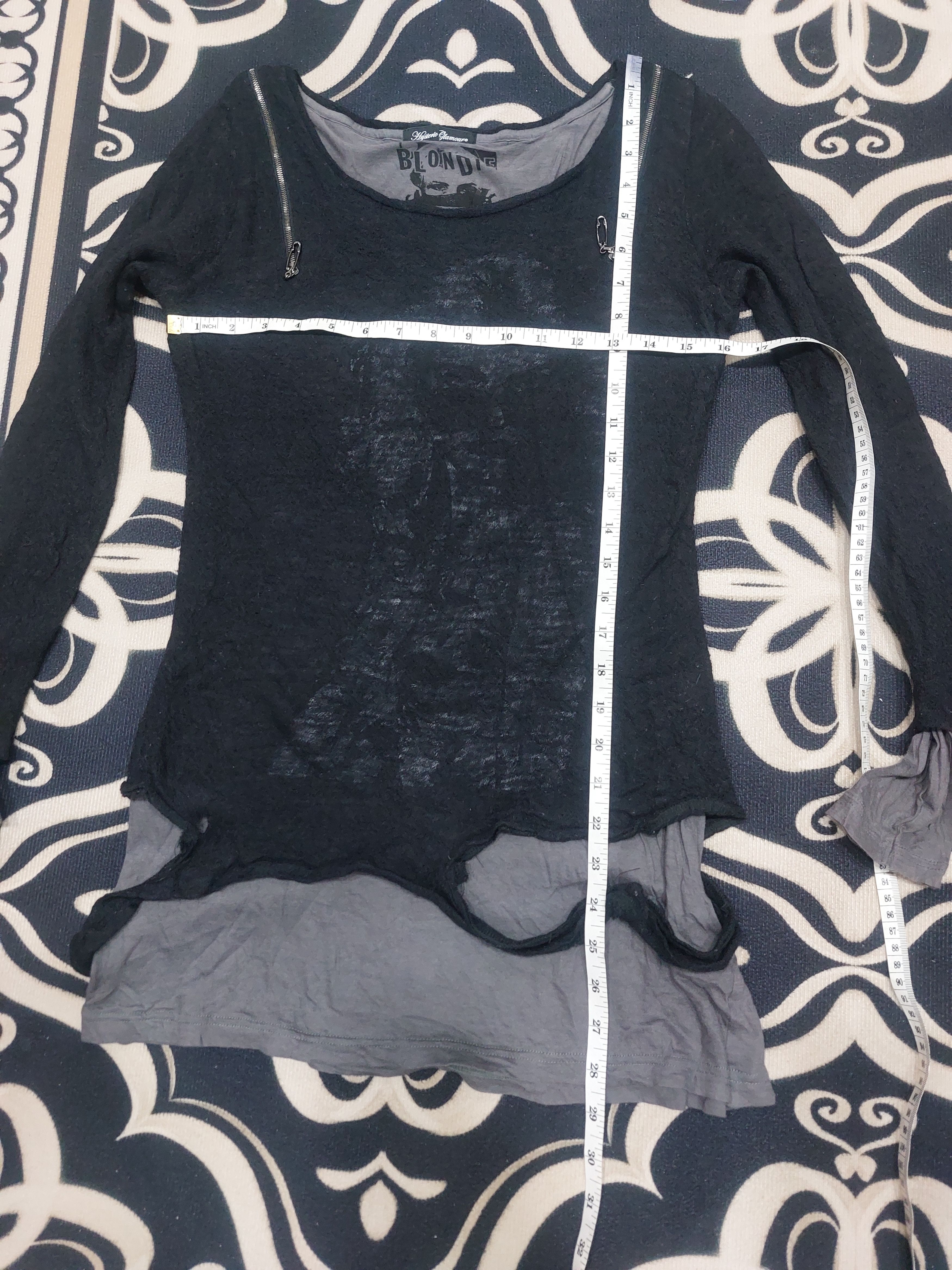 Hysteric Glamour I GOT NASTY HABIT 2010 DAISY'S MISTRESS DISTRESSED DESIGN T Size S / US 4 / IT 40 - 18 Thumbnail