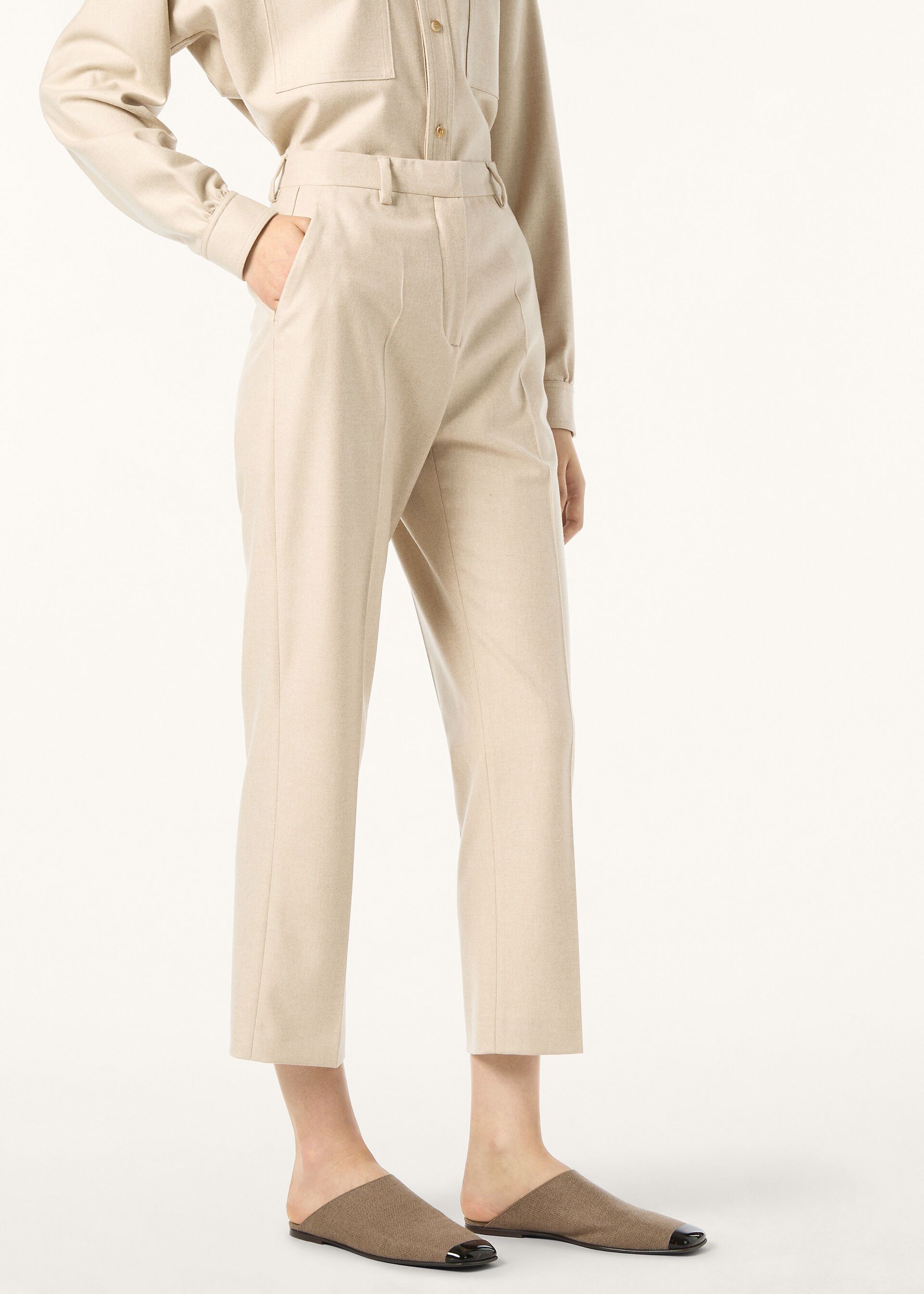 Loro Piana os11x0426 FAQ6433 Dermot Pant in Majestic Wind Size 26" / US 2 / IT 38 - 4 Thumbnail