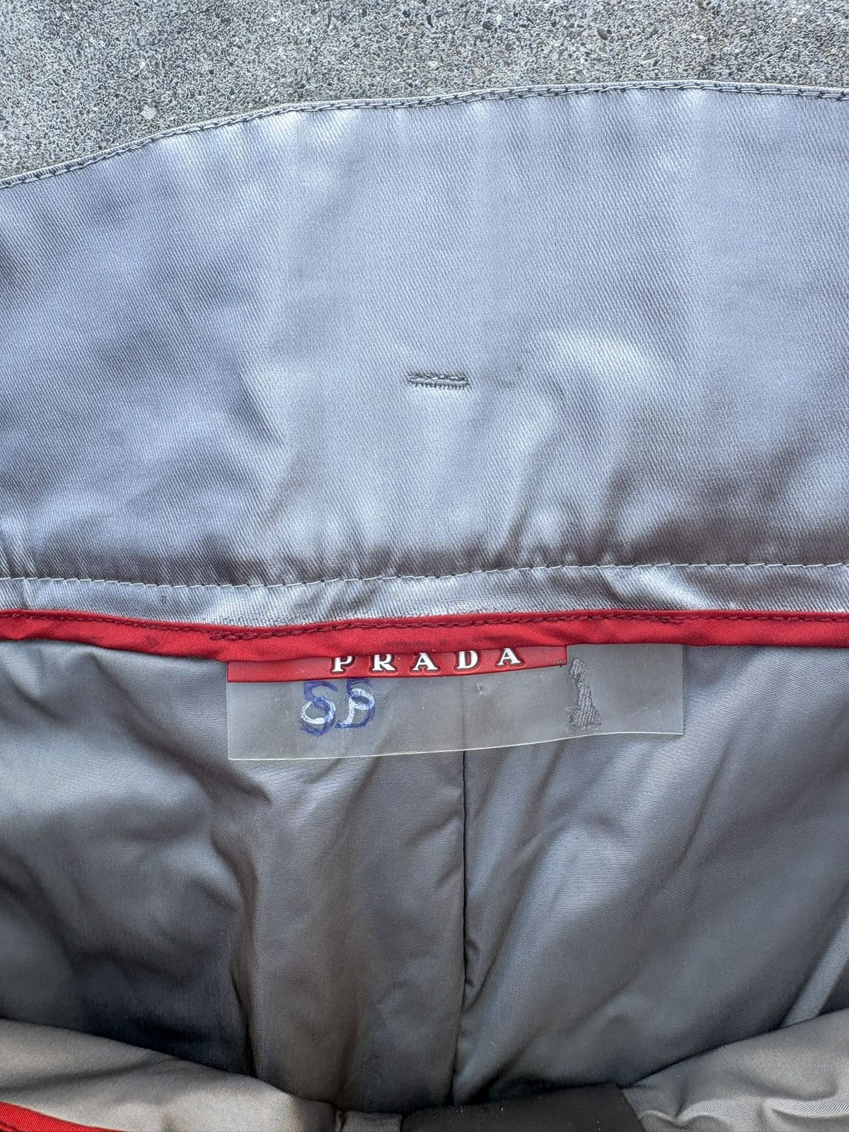 Prada Vintage 1990s Prada Linea Rossa Silver ski pants Size US 32 / EU 48 - 3 Thumbnail
