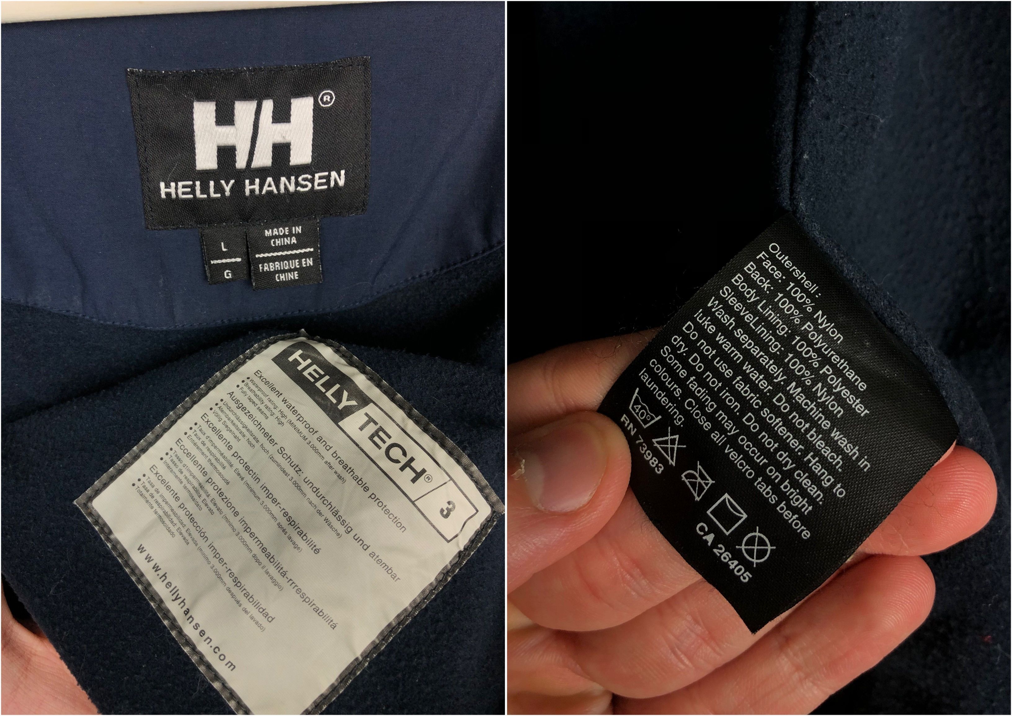 Helly Hansen Helly Hansen Vintage Jacket Helly Tech System Blue size L Size US L / EU 52-54 / 3 - 10 Thumbnail
