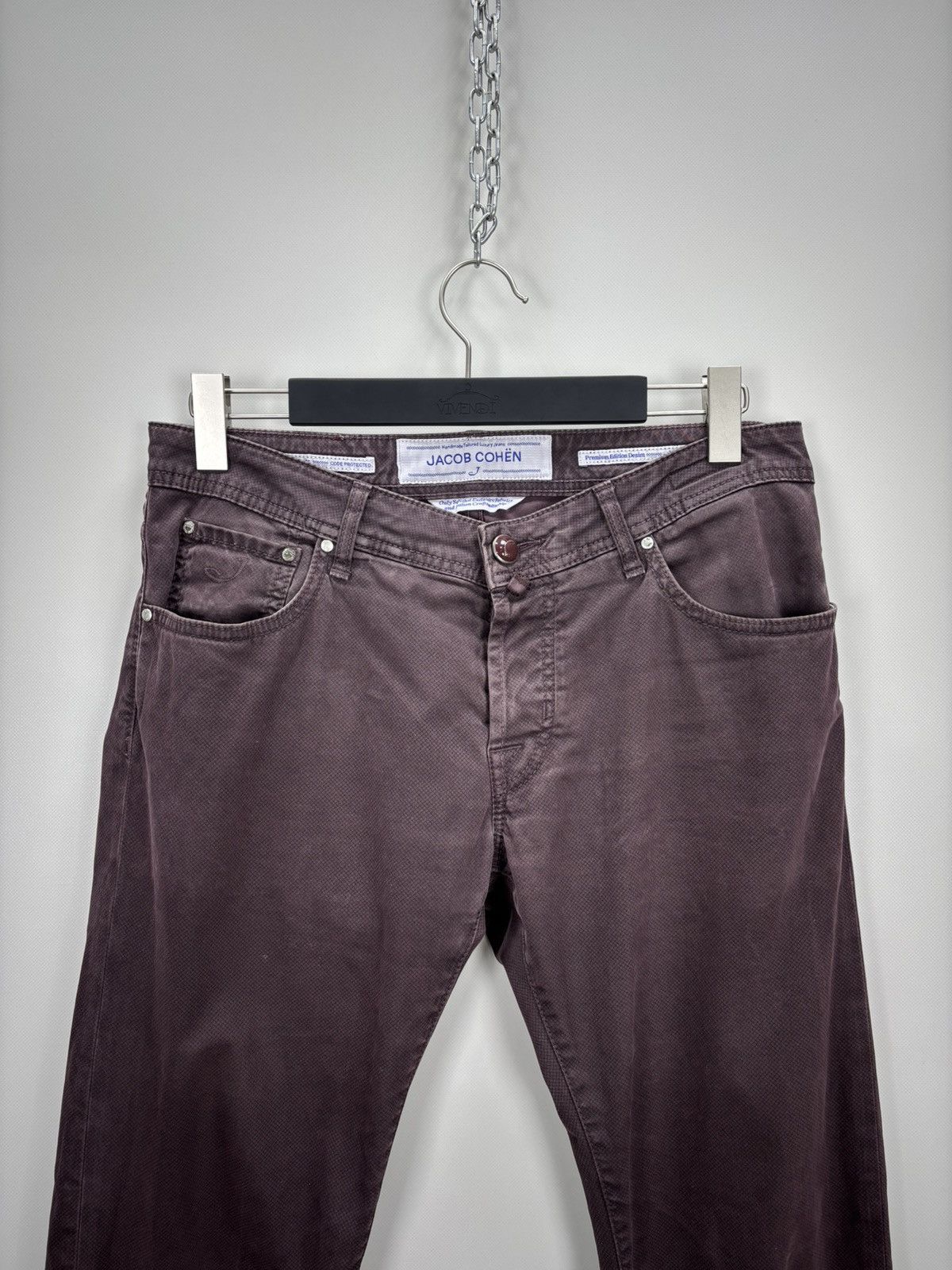 Jacob Cohen Mens pants Jacob Cohen Size 33 Color Brown/Burgundy Size US 33 - 3 Thumbnail