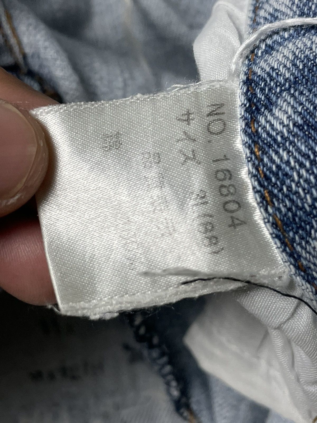 Japanese Brand × Vintage Vintage NYLAUS Custom Ripped Jeans (89) Size US 33 - 11 Thumbnail