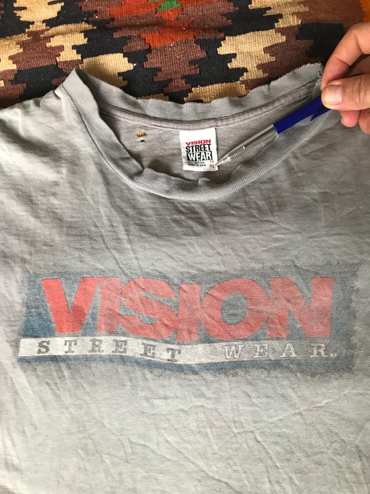 Vision Streetwear Vtg Orig 80's VSW Vision Streetwear T Rare Design w/Tag Size US XL / EU 56 / 4 - 2 Thumbnail