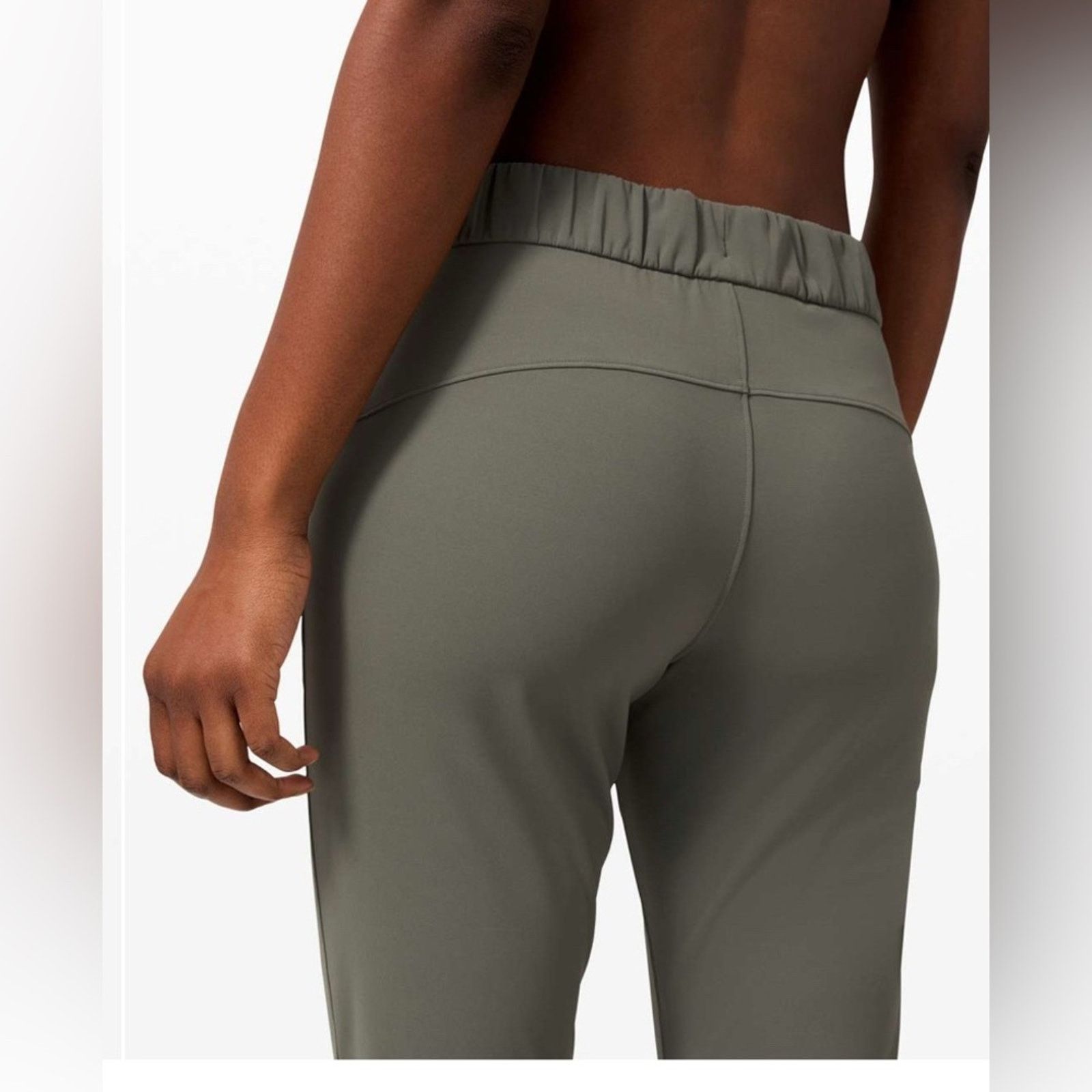 Lululemon Lululemon On the Fly 7/8 Pant in Grey Sage Size 27" / US 4 / IT 40 - 2 Thumbnail