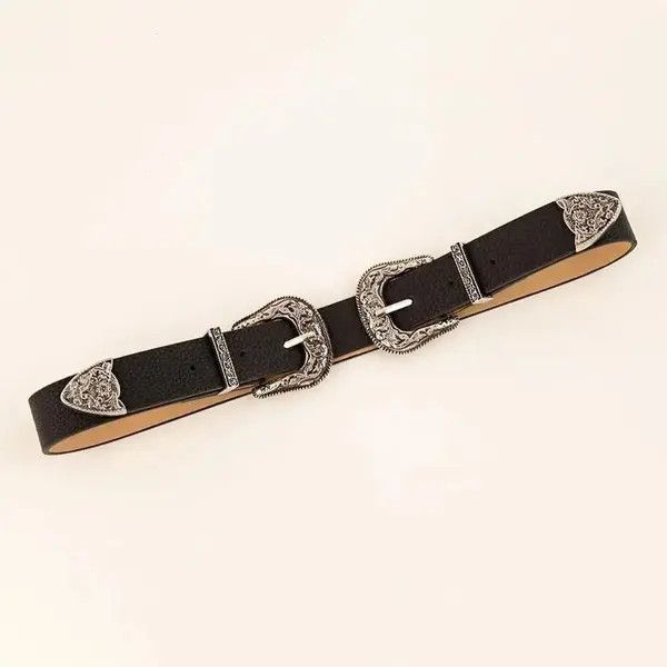 VIBE Four Seasons Western Style Three Piece Suit Lemon Denim Belt Size ONE SIZE - 2 Thumbnail