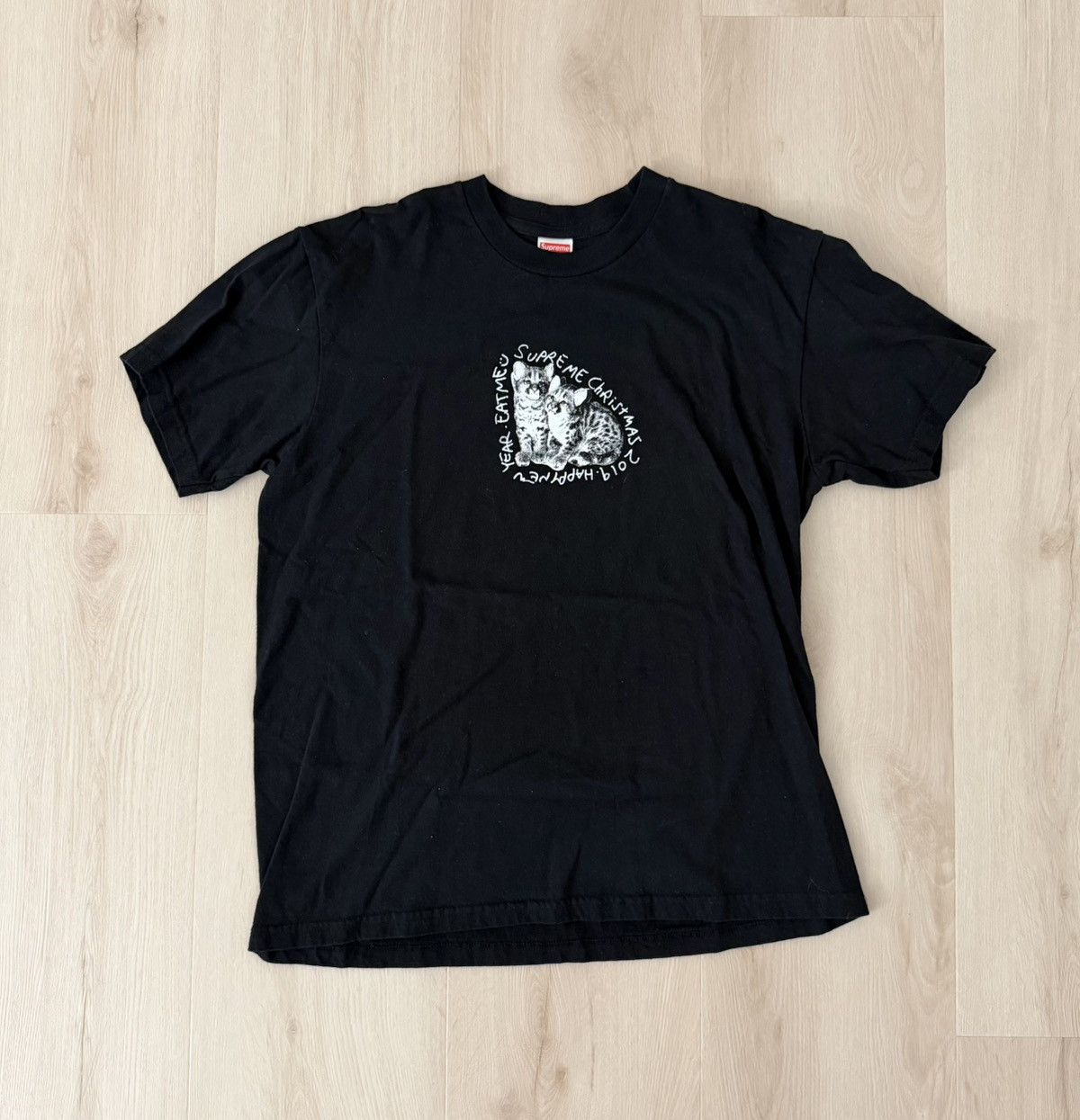 Supreme Supreme FW19 Eat Me Tee Black Size US M / EU 48-50 / 2 - 1 Thumbnail