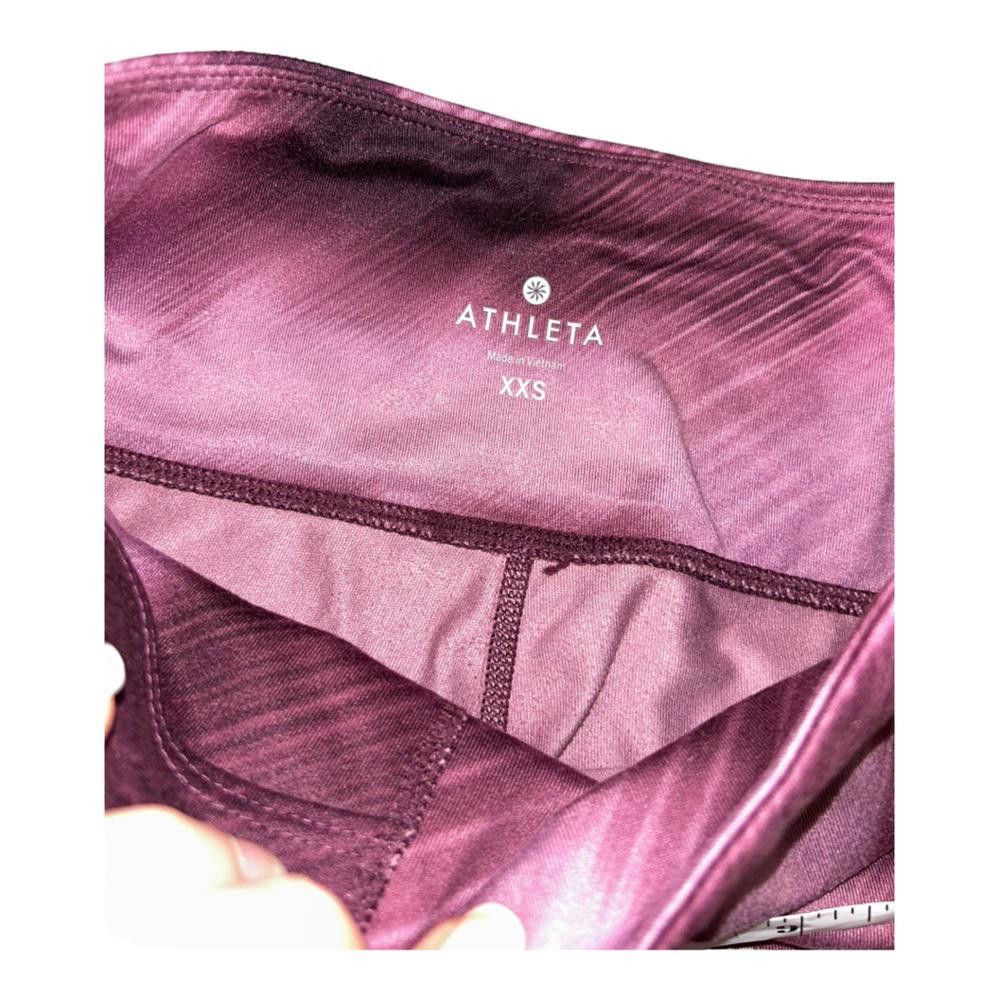 Designer Athleta l Alpine Chaturanga High Rise Fuchsia Leggings XXS Size 25" / US 0 / IT 36 - 8 Thumbnail