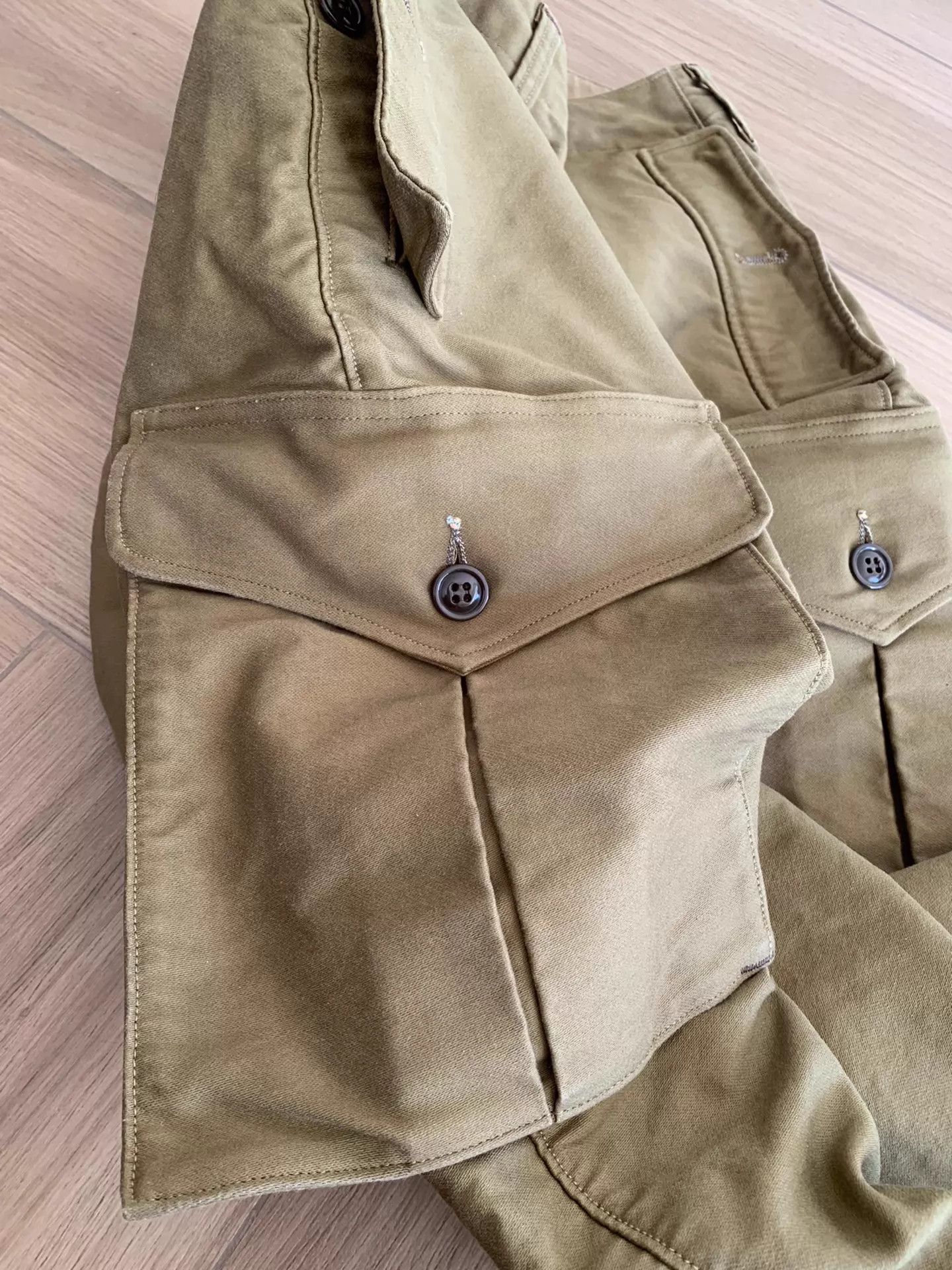 FREEWHEELERS 25th Ground Crew Multi-pocket Warm Cargo Pants