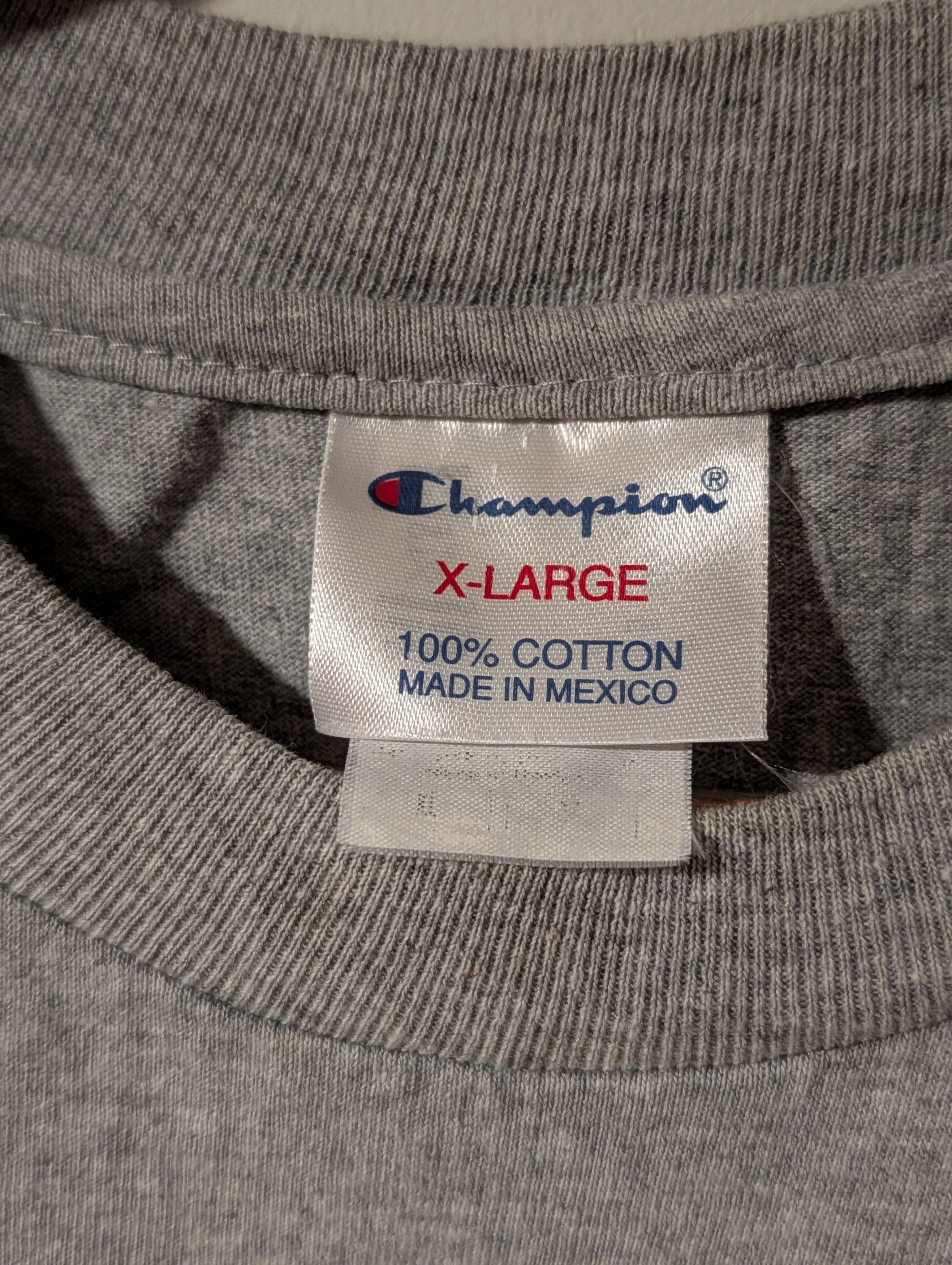 Champion Vintage Champion Tee T Shirt Spell Out Graphic Short Sleeve Size US XL / EU 56 / 4 - 3 Thumbnail