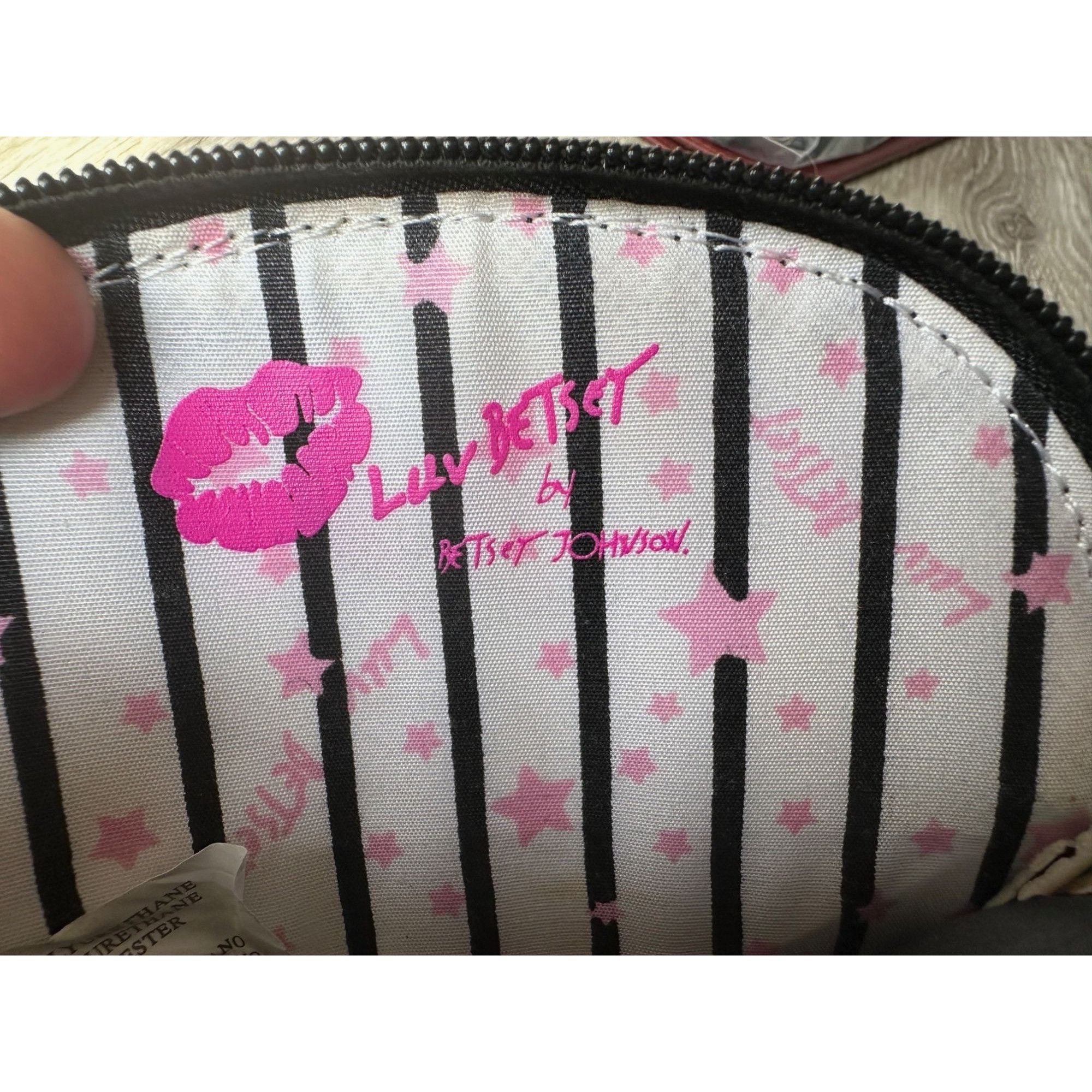 Betsey Johnson LUV BETSEY By Betsey Johnson Black and White Cat Purse/Wrist Size ONE SIZE - 11 Thumbnail