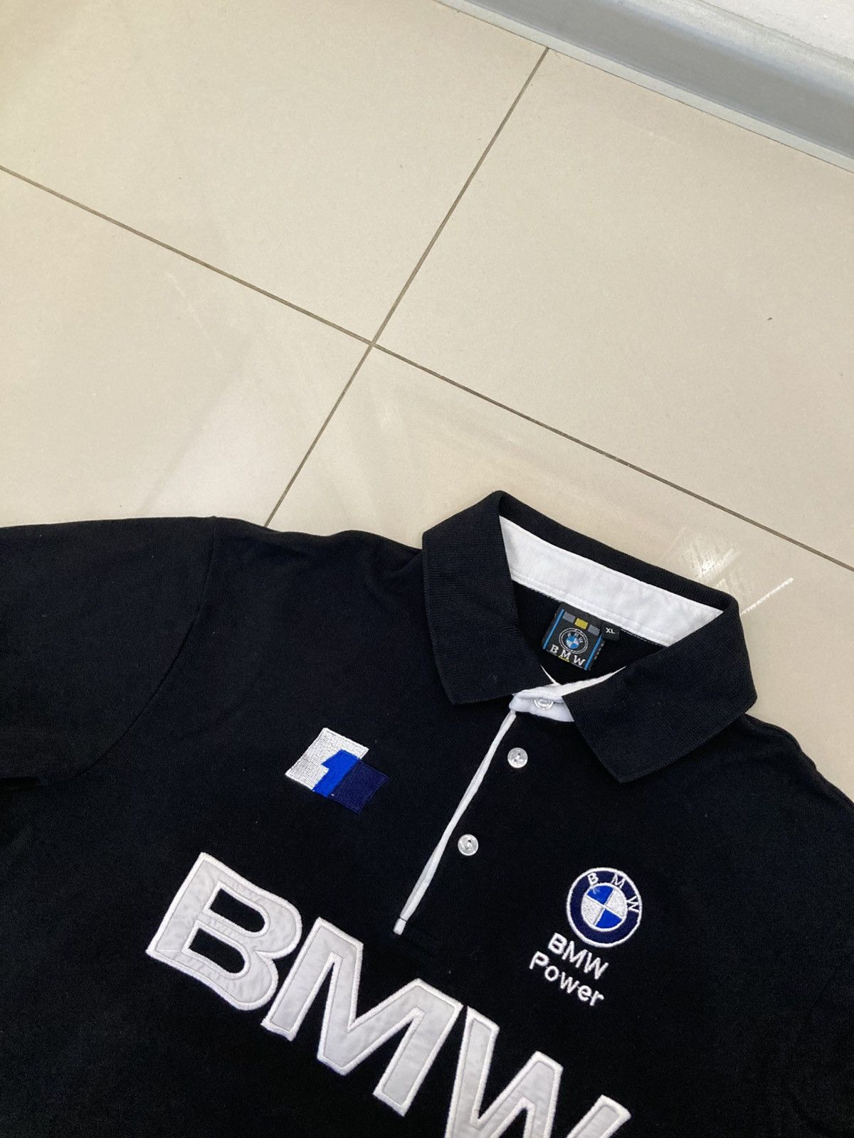BMW Vintage BMW power racing team polo tee tshirt XL y2k drip Size US XL / EU 56 / 4 - 6 Thumbnail