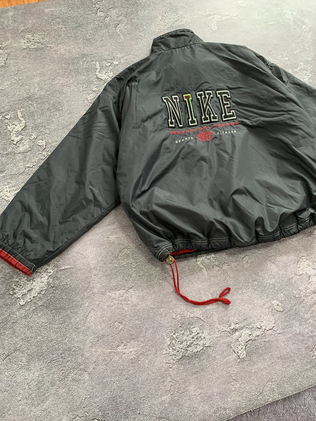 Nike × Vintage Vintage 90’s Nike Oregon Big Logo Anorak Jacket Baggy Fit XL Size US XL / EU 56 / 4 - 8 Thumbnail