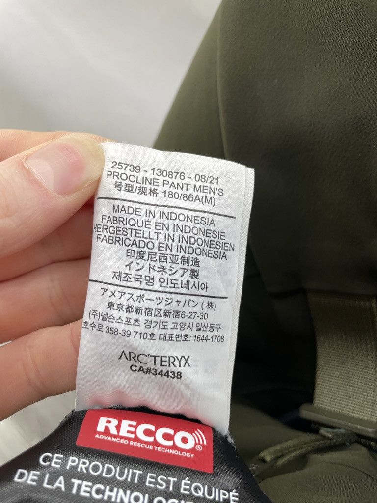 Arc'teryx ARCTERYX Procline Softshell Gore Tex Ski Snowboard Pants Size US 32 / EU 48 - 12 Thumbnail
