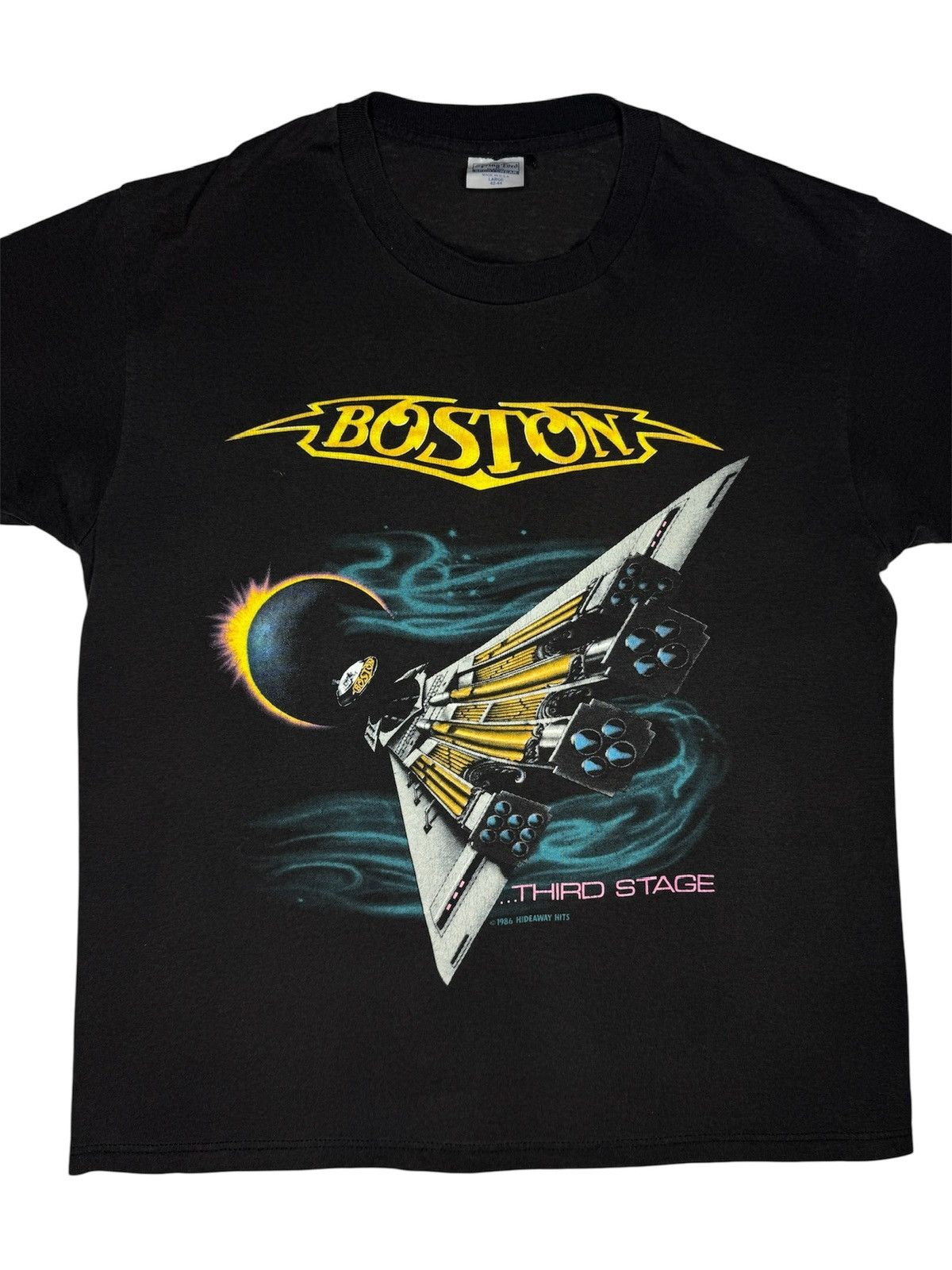 Vintage Vintage 1986 Boston Third Stage Band Tee Shirt Size US L / EU 52-54 / 3 - 2 Thumbnail