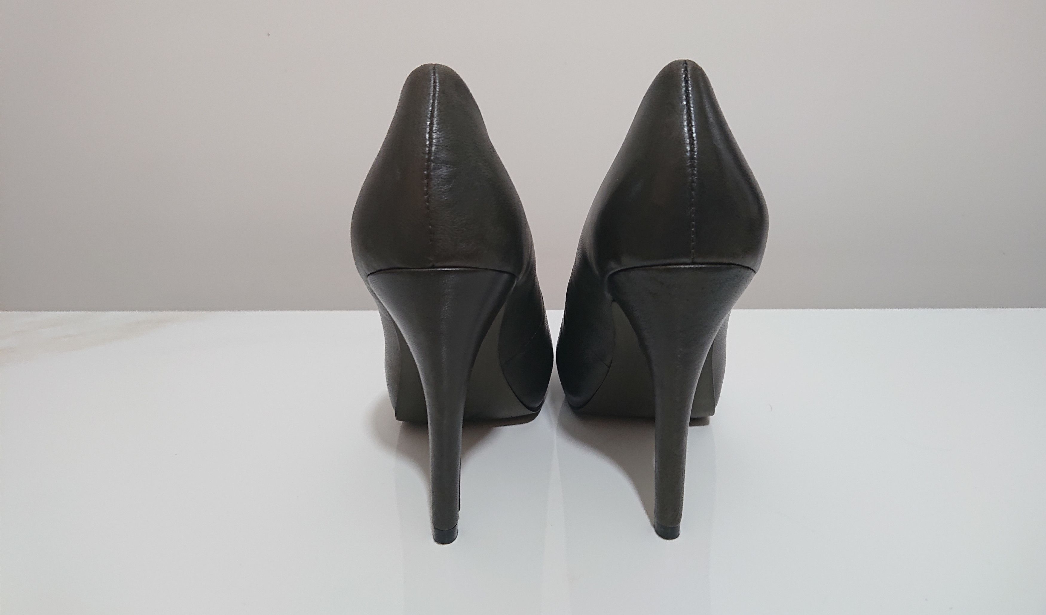 ASH Heels with front platform, dark grey, new Size US 6 / IT 36 - 5 Thumbnail