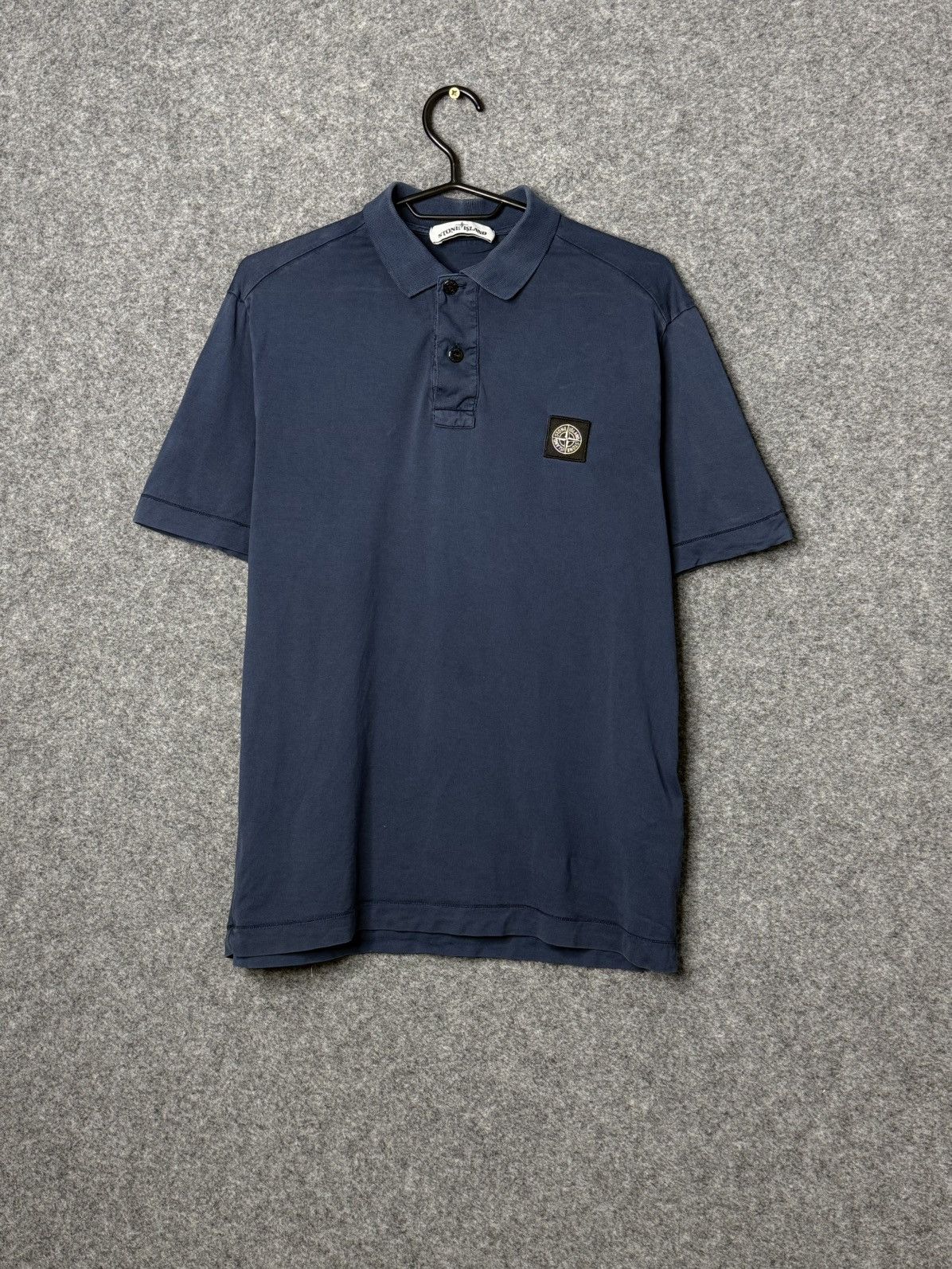 Stone Island Stone Island Navy Blue Small Logo Polo tshirt size M Size US M / EU 48-50 / 2 - 1 Thumbnail