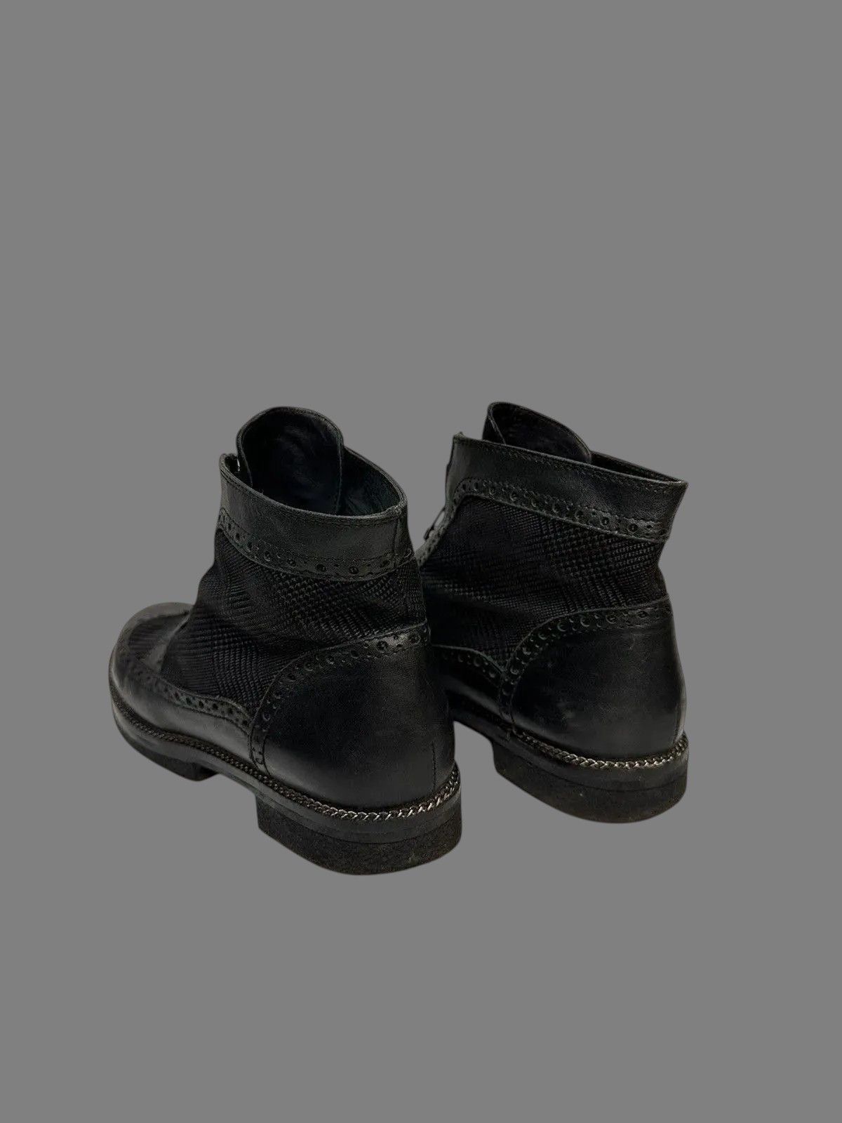 MoMA Avantgarde Guidi Leather Patchwork Boots Rare Japan Rick Goa Size US 8 / IT 38 - 6 Thumbnail