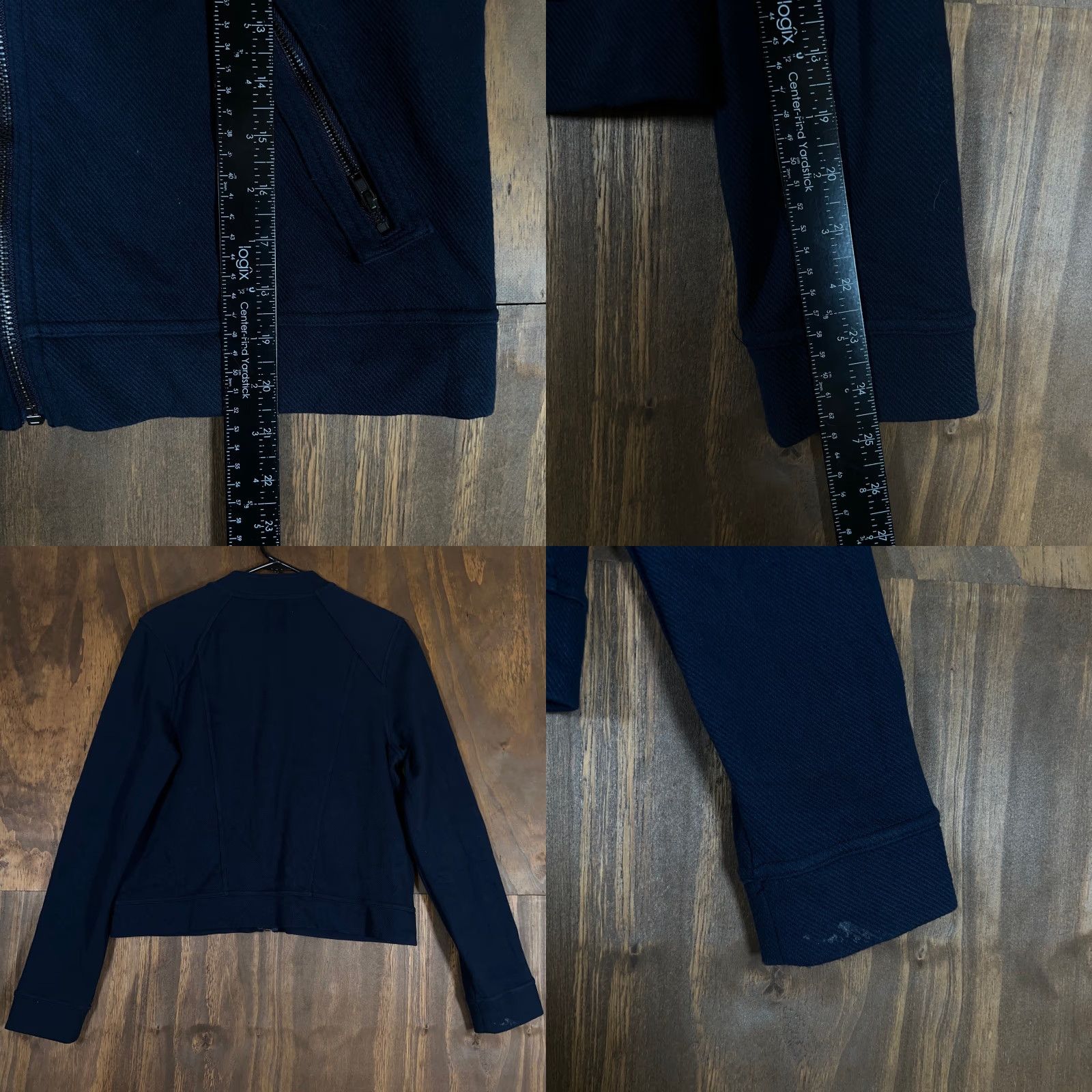 Banana Republic Banana Republic Jacket Womens Navy Full Zip Cropped Academia Stretch Medium Size M / US 6-8 / IT 42-44 - 8 Thumbnail