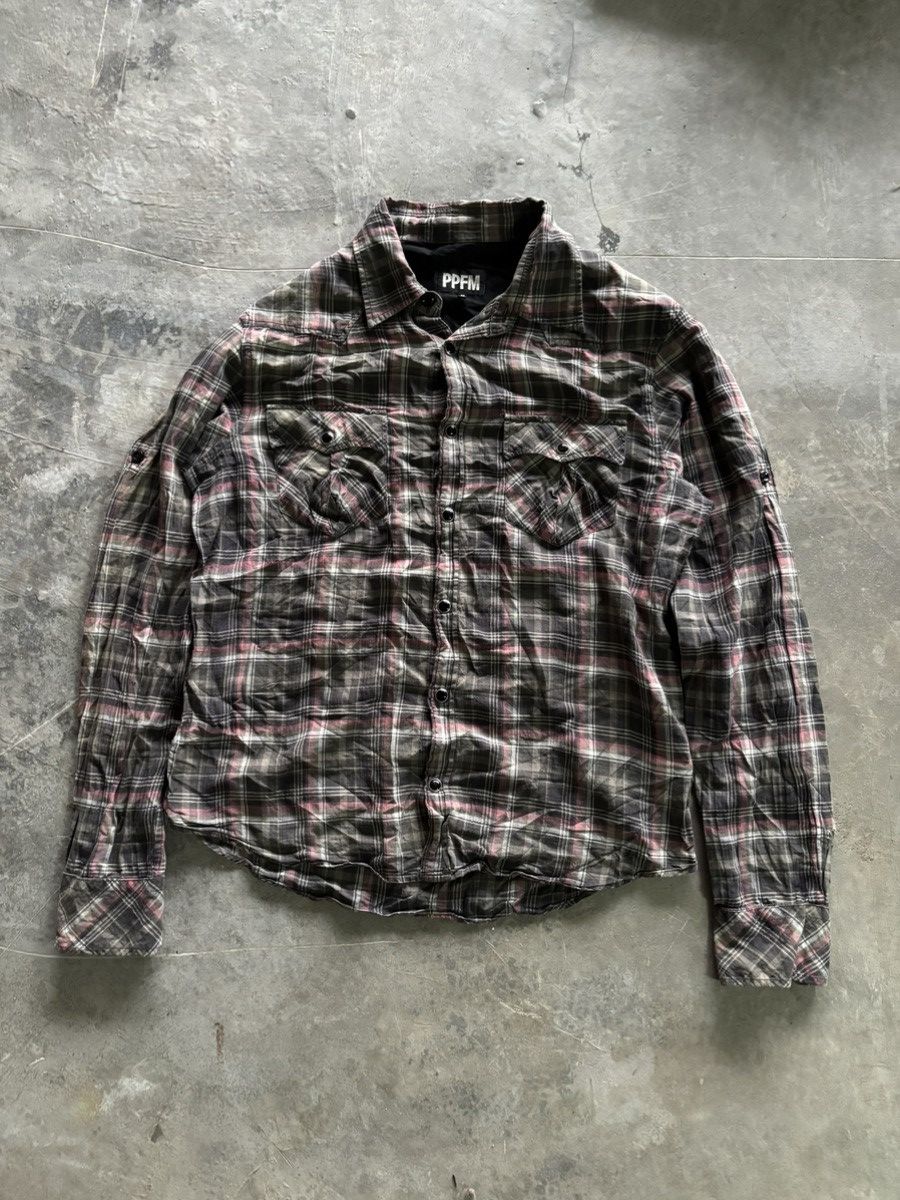PPFM vintage PPFM flannel long sleeve punk grunge style Size US M / EU 48-50 / 2 - 1 Thumbnail