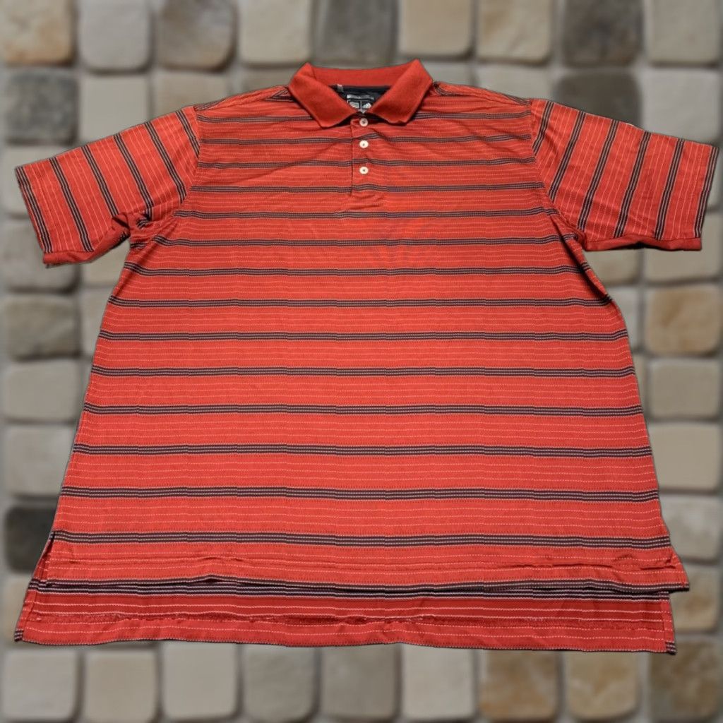 Adidas Mens Adidas Climacool Polo Shirt Short Sleeve Button 3 Button Size Large Red Mens Size US L / EU 52-54 / 3 - 1 Thumbnail