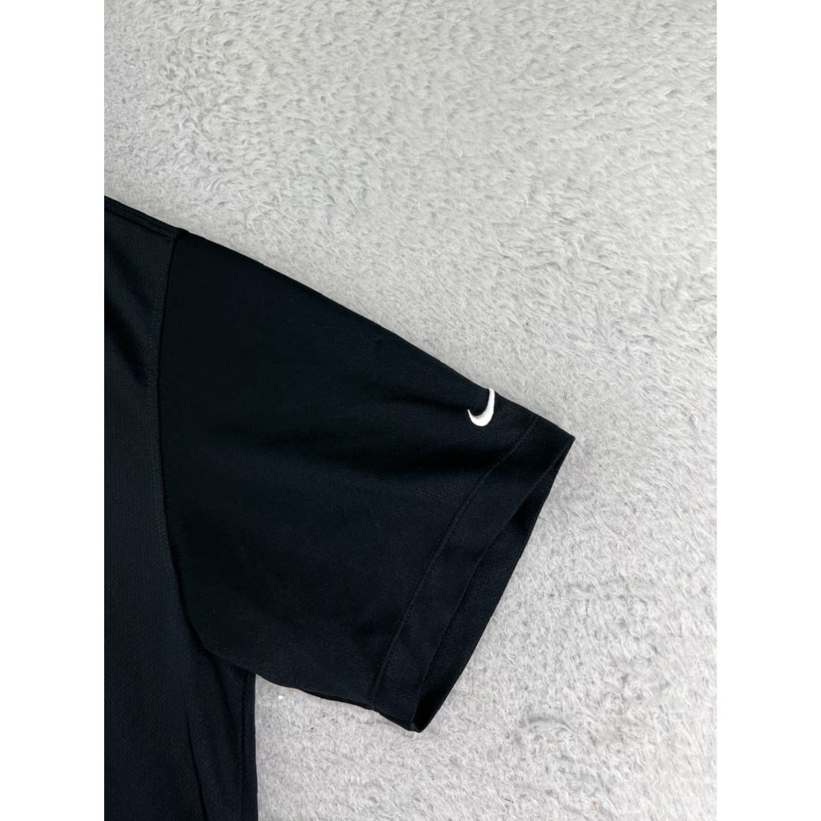Nike Nike Polo Shirt Adult Large Blue Black Embroidered Golf 100% Polyester Size US L / EU 52-54 / 3 - 2 Thumbnail