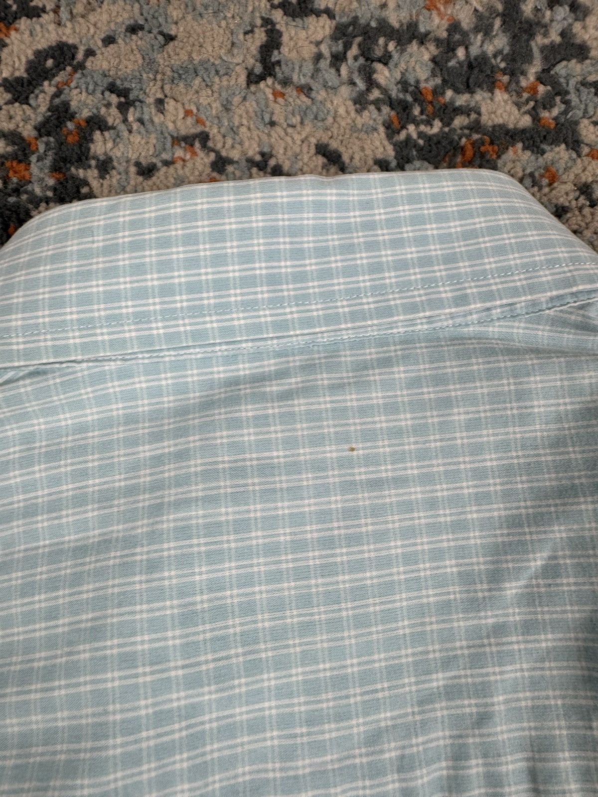 The Kooples Vintage 90s Thomas Burberry baby blue short sleeve shirt Size US M / EU 48-50 / 2 - 19 Thumbnail
