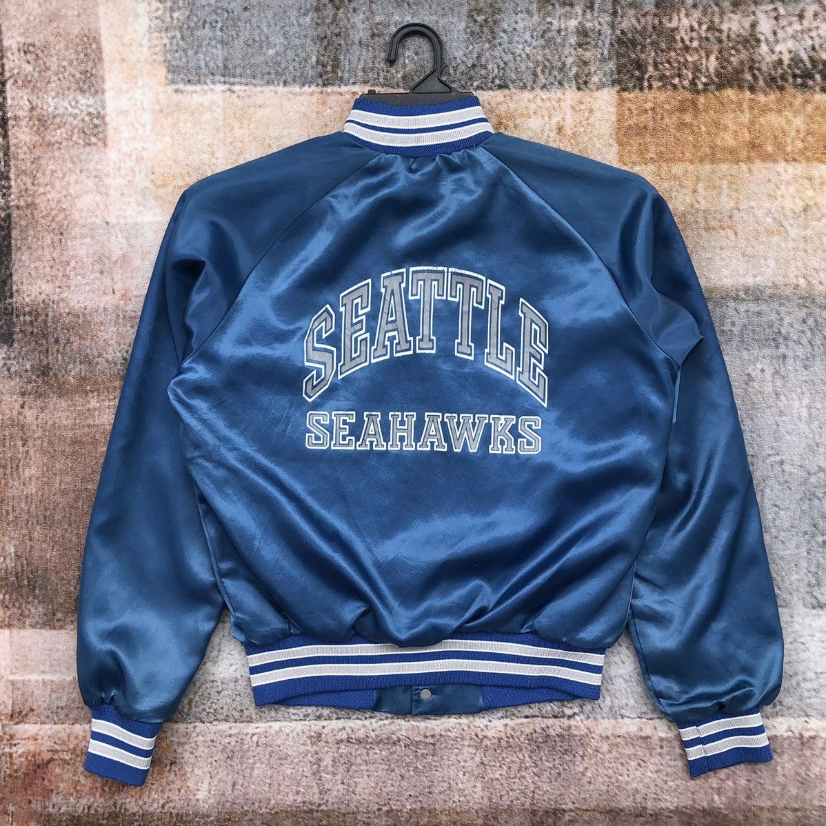 Chalk Line Vintage Chalk Line NFL Seahawks Satin Bomber Jacket Size S / US 4 / IT 40 - 5 Thumbnail