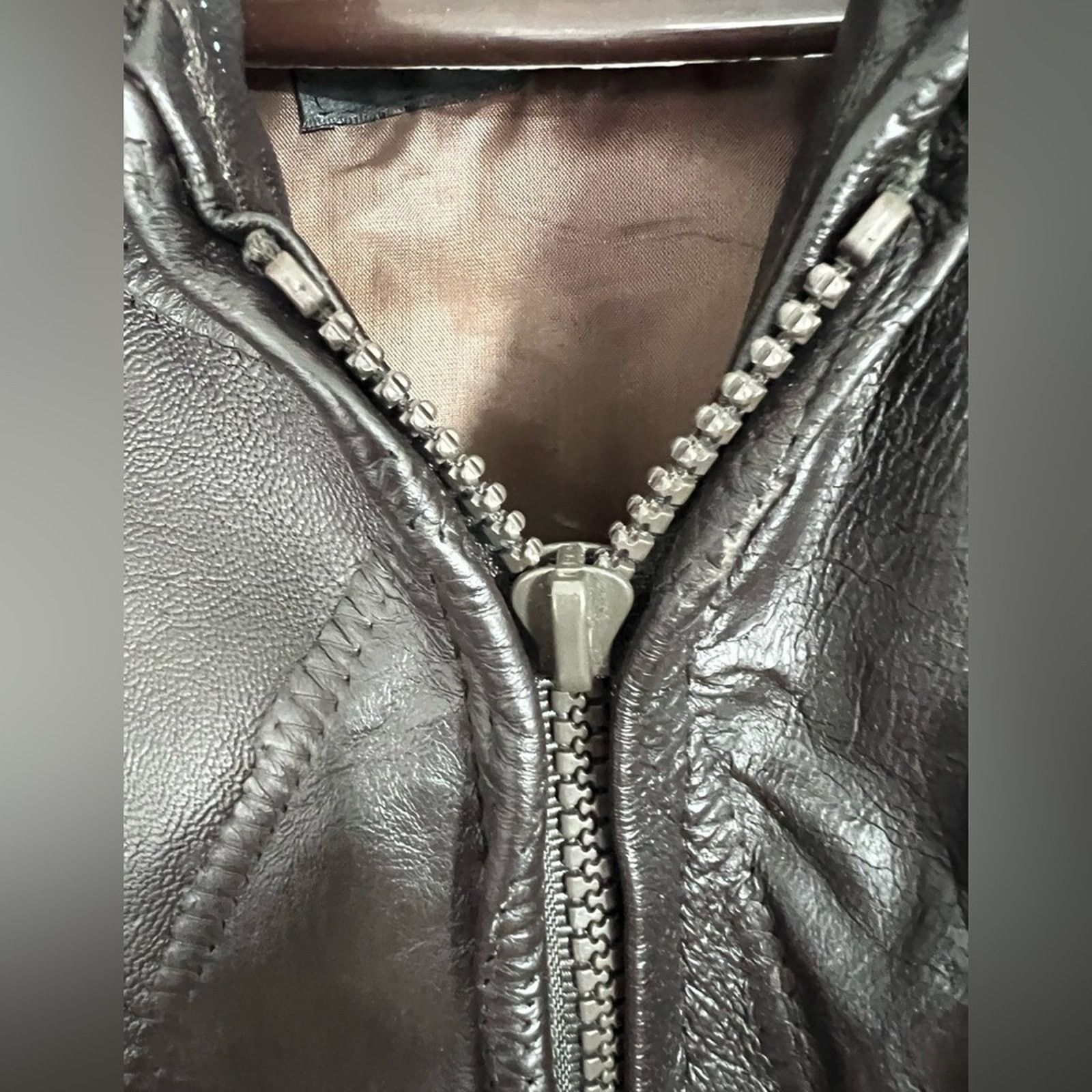 Vintage Maxam Leather Italian Mosaic Top Grain Lambskin Jacket 3XL Size US XXL / EU 58 / 5 - 9 Thumbnail
