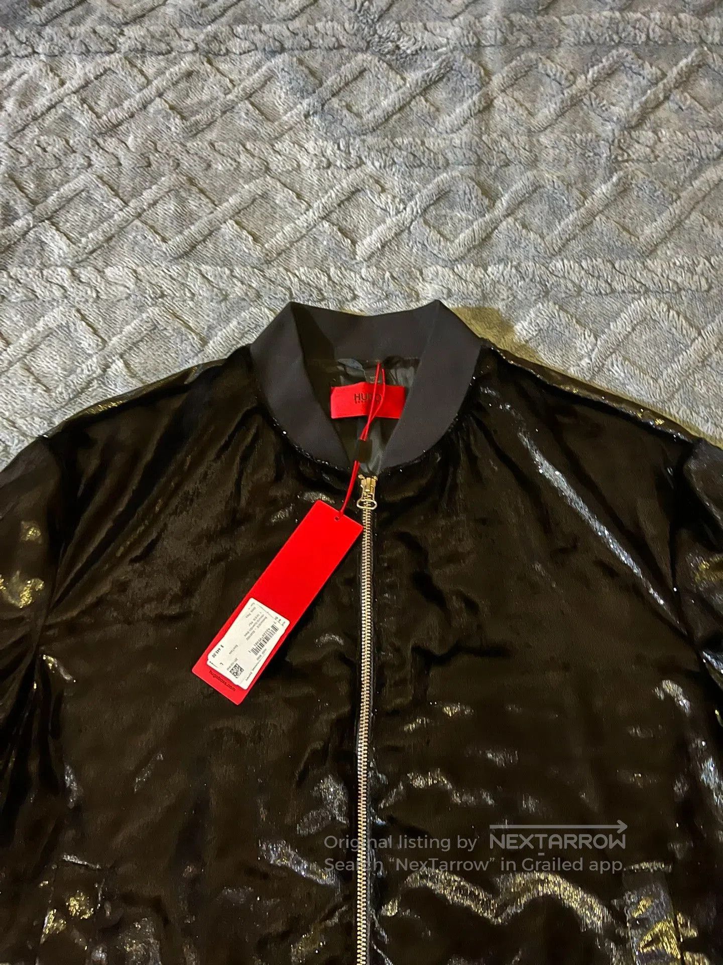 Hugo Boss Hugo Boss Scaled Shine Bomber Jacket. Size US L / EU 52-54 / 3 - 2 Thumbnail