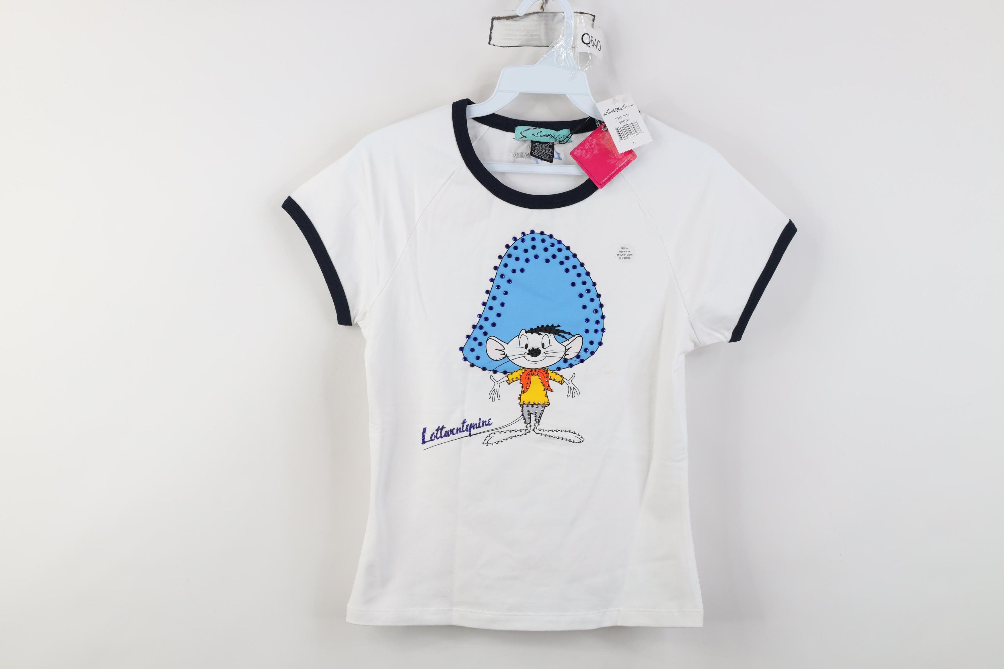 Vintage Deadstock Vintage Y2K Lot 29 Looney Tunes Gonzales T-Shirt Size L / US 10 / IT 46 - 1 Thumbnail