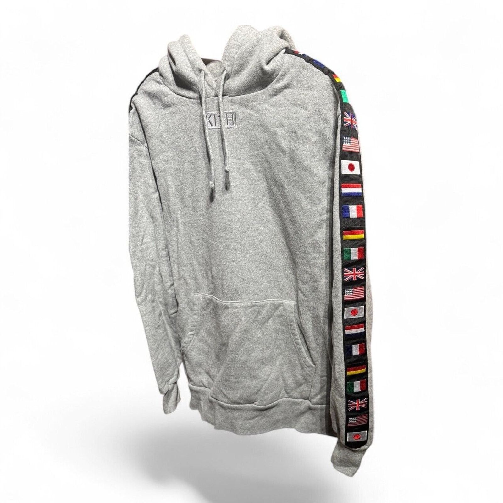 Kith Kith Love Thy City Hoodie Gray International Flags Size XL Size US XL / EU 56 / 4 - 3 Thumbnail