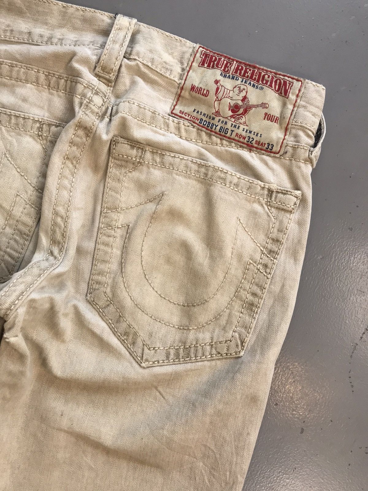 True Religion × Vintage Vintage true religion distressed bootcut denim Size US 34 / EU 50 - 15 Thumbnail