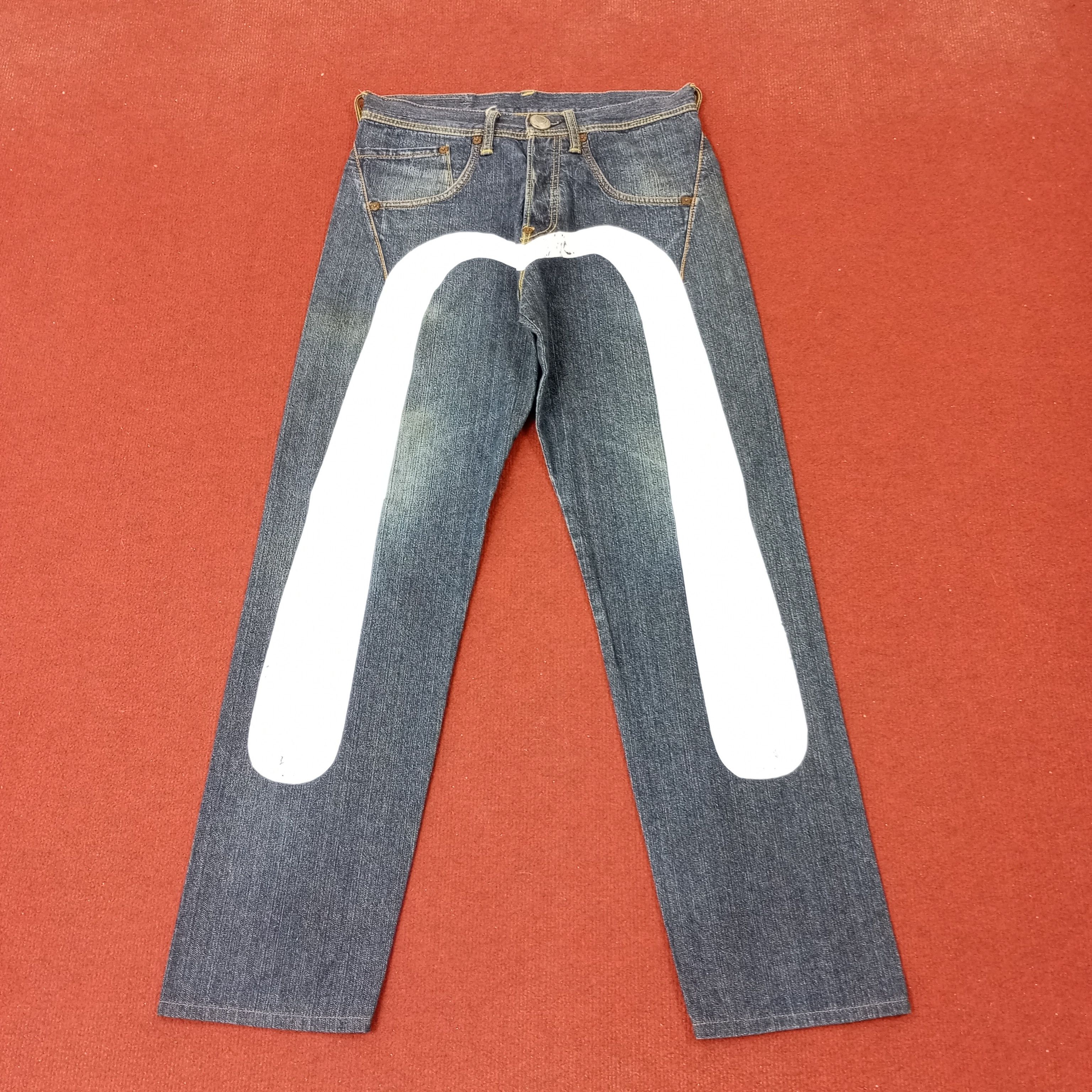 Evisu × Japanese Brand × Vintage Evisu Paris France Streetwear Custom Daicock Jeans c217n10 Size US 30 / EU 46 - 1 Thumbnail