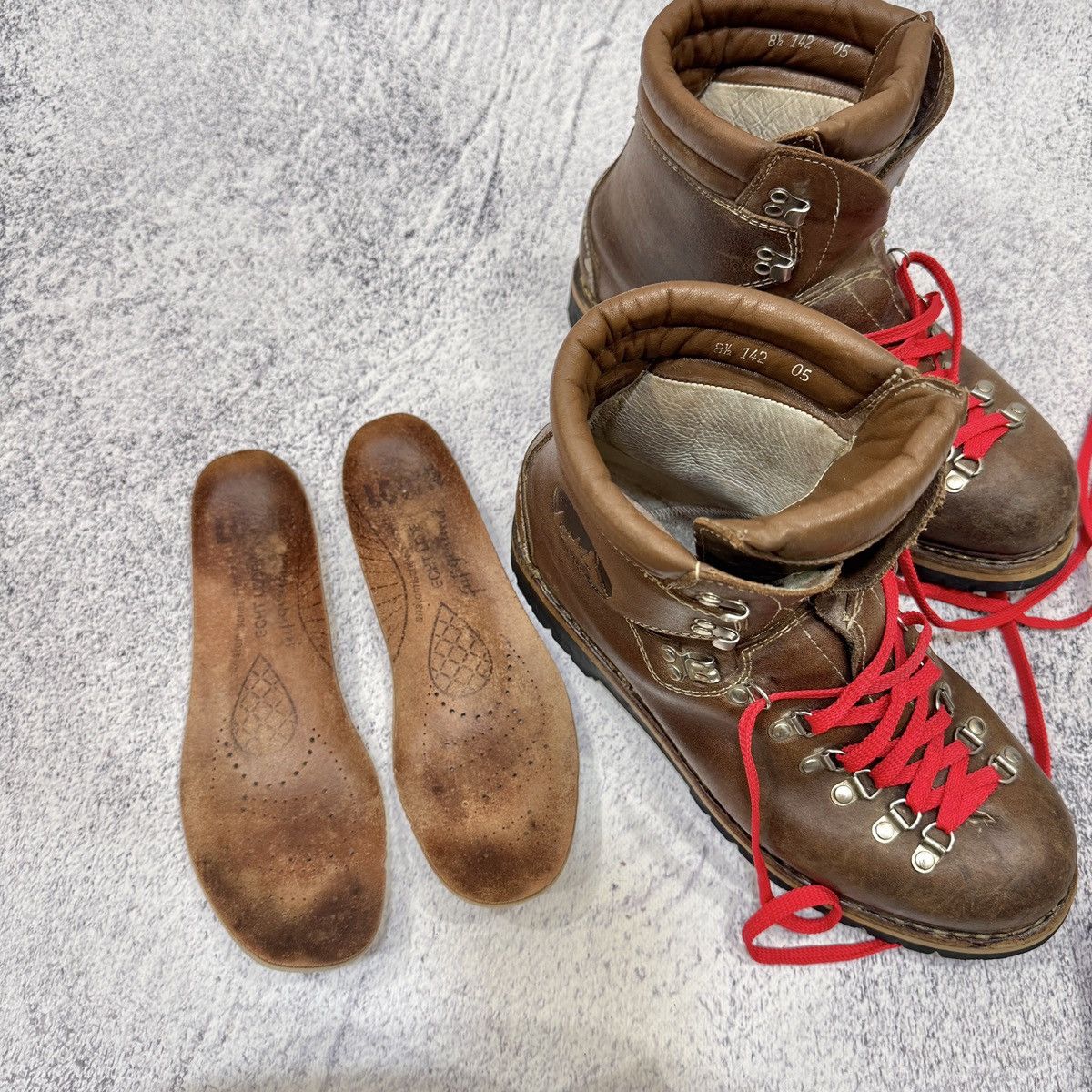 LOWA Vintage Heritage Lowa Germany Outdoor Hiking Boots UK8.5 Size US 9.5 / EU 42-43 - 12 Thumbnail