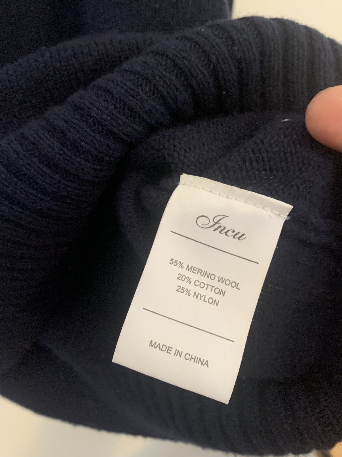 Incu Navy Blue Incu knit jumper Medium Size US M / EU 48-50 / 2 - 5 Thumbnail