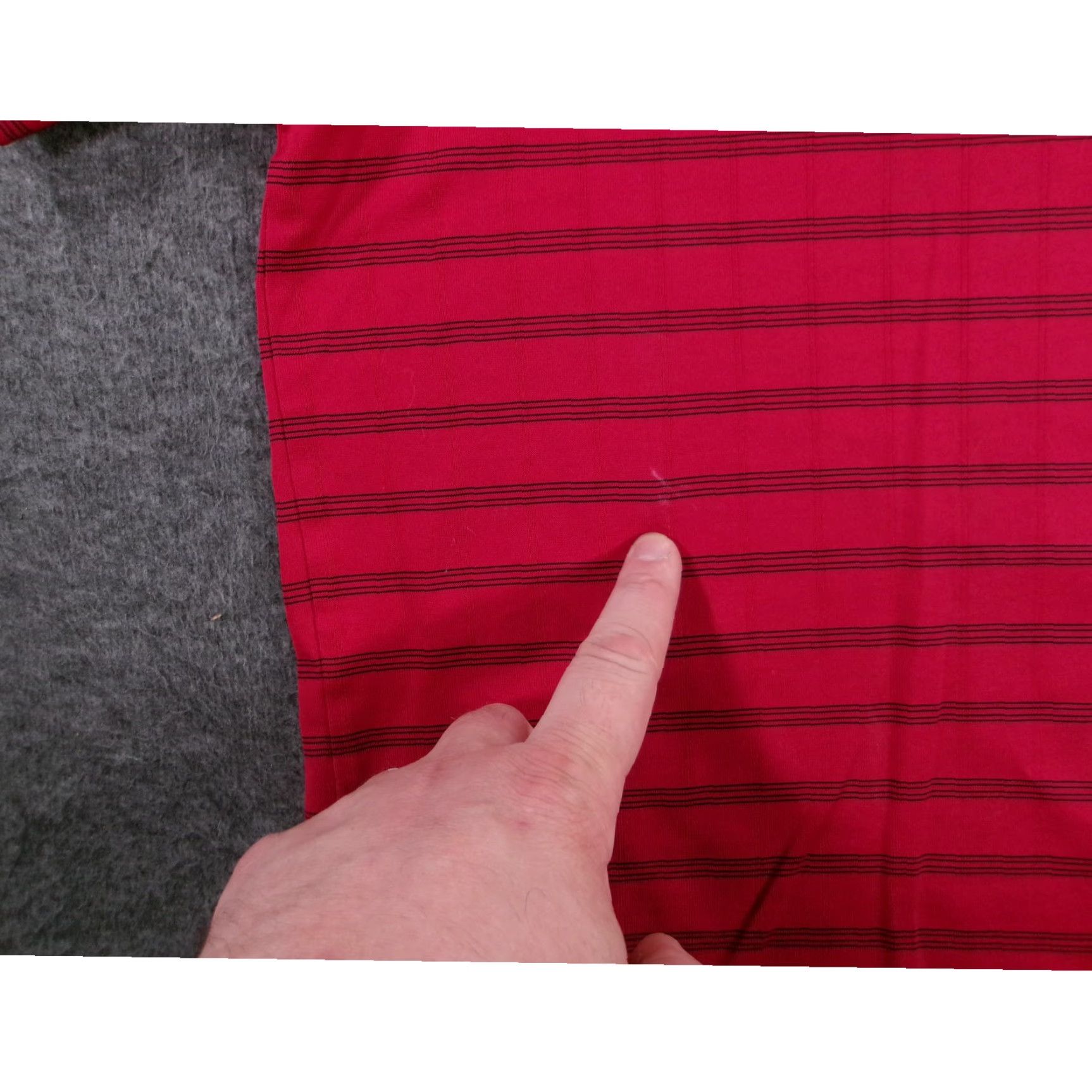 Nike Nike Tiger Woods Polo Shirt Mens L Red Striped Golf Casual Athletic Shirt Size US L / EU 52-54 / 3 - 4 Thumbnail
